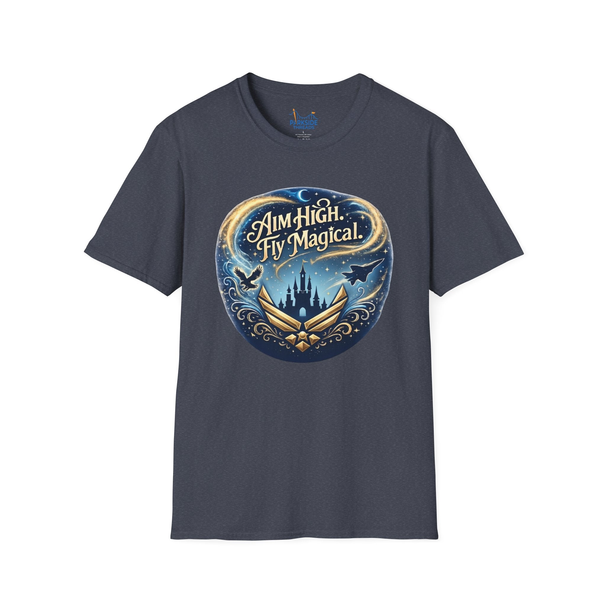 aim high, fly magical - tee shirt