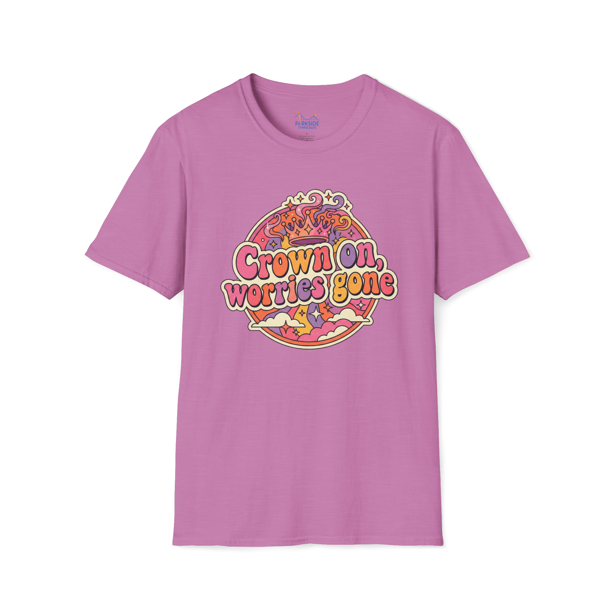 Crown On. Worries Gone. Tee