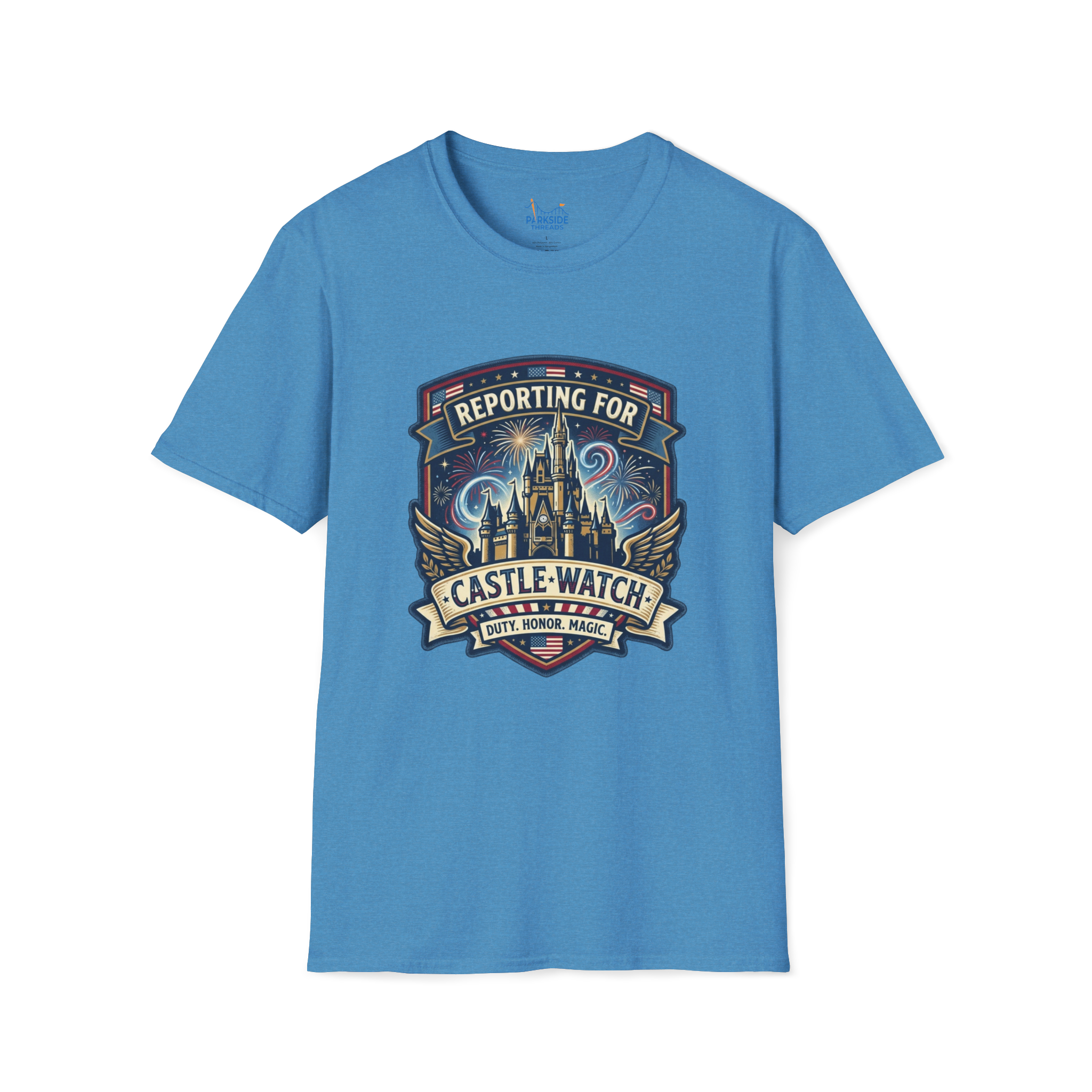 Reporting for Castle Watch Military Family Vacation Tee