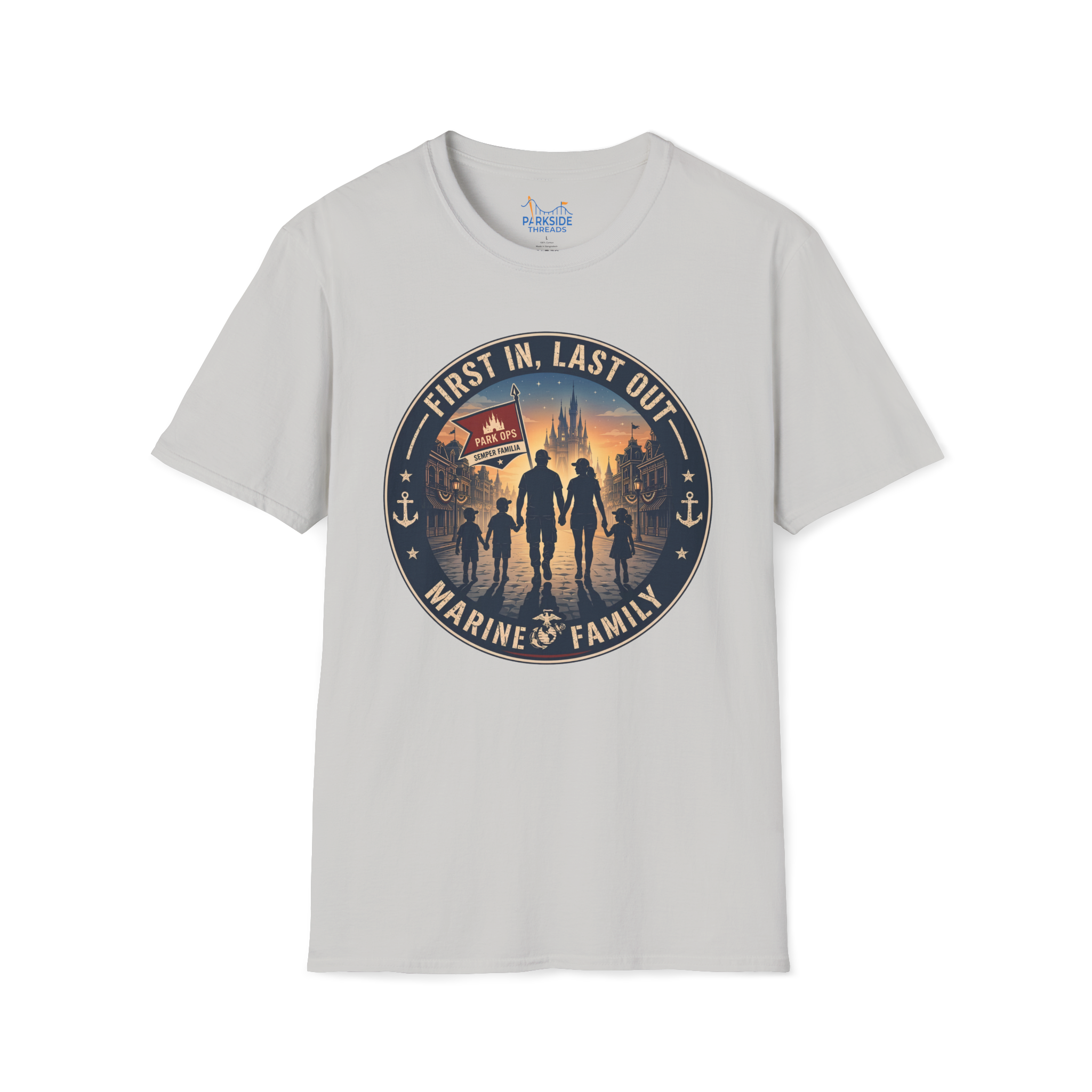 First In Last Out Marine Family Park Shirt