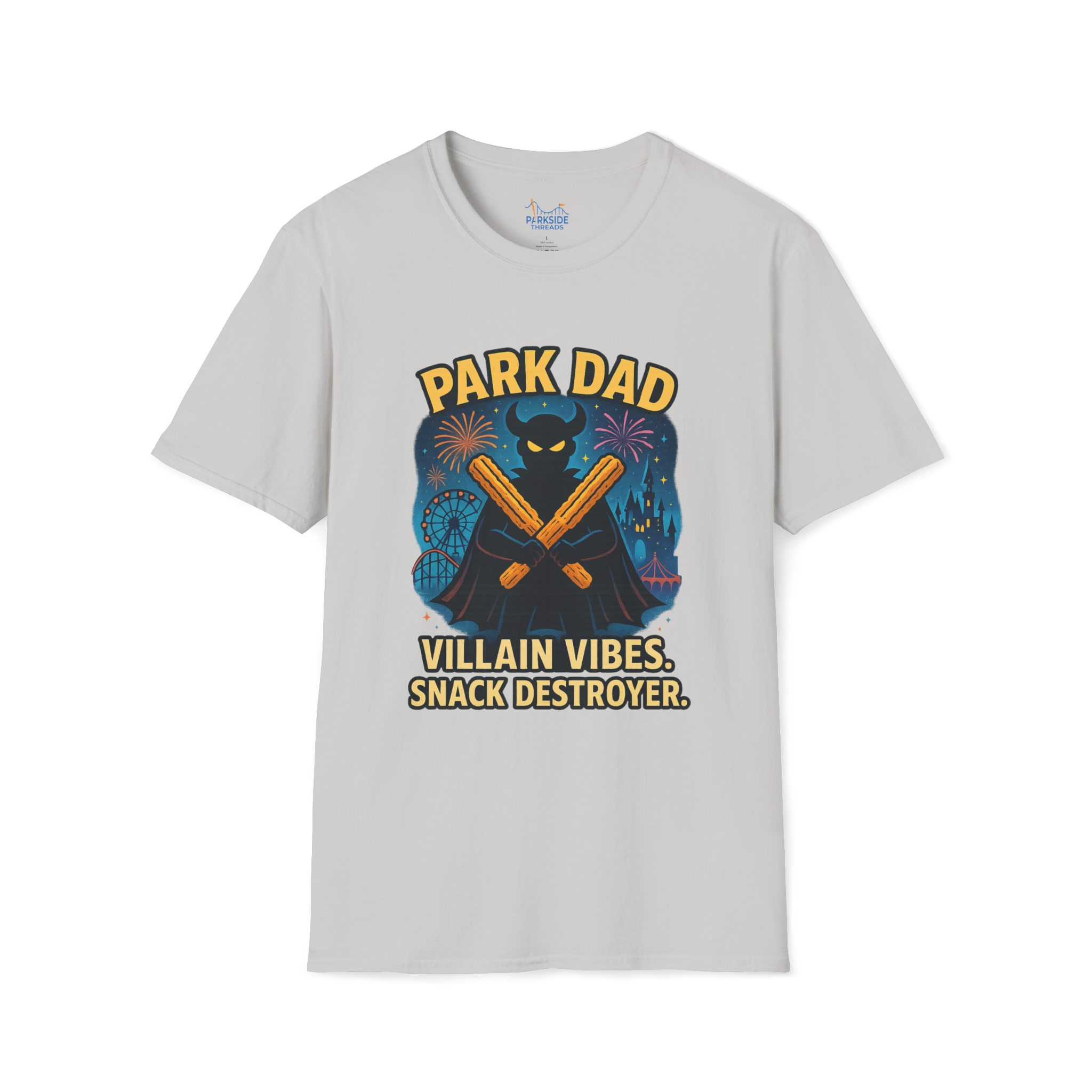 Park Dad Shirt – Villain Vibes. Snack Destroyer.