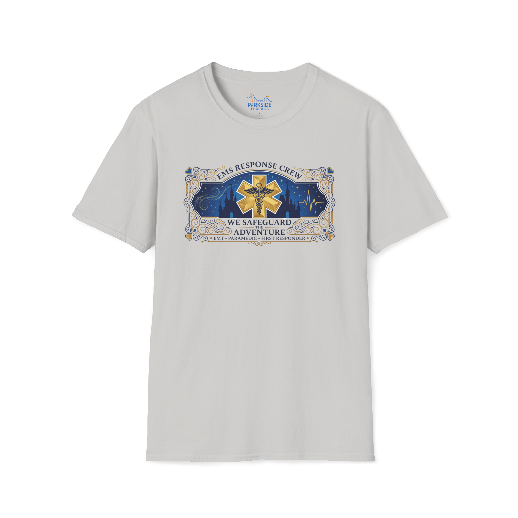 We Safeguard The Adventure EMS First Responder Theme Park T-Shirt