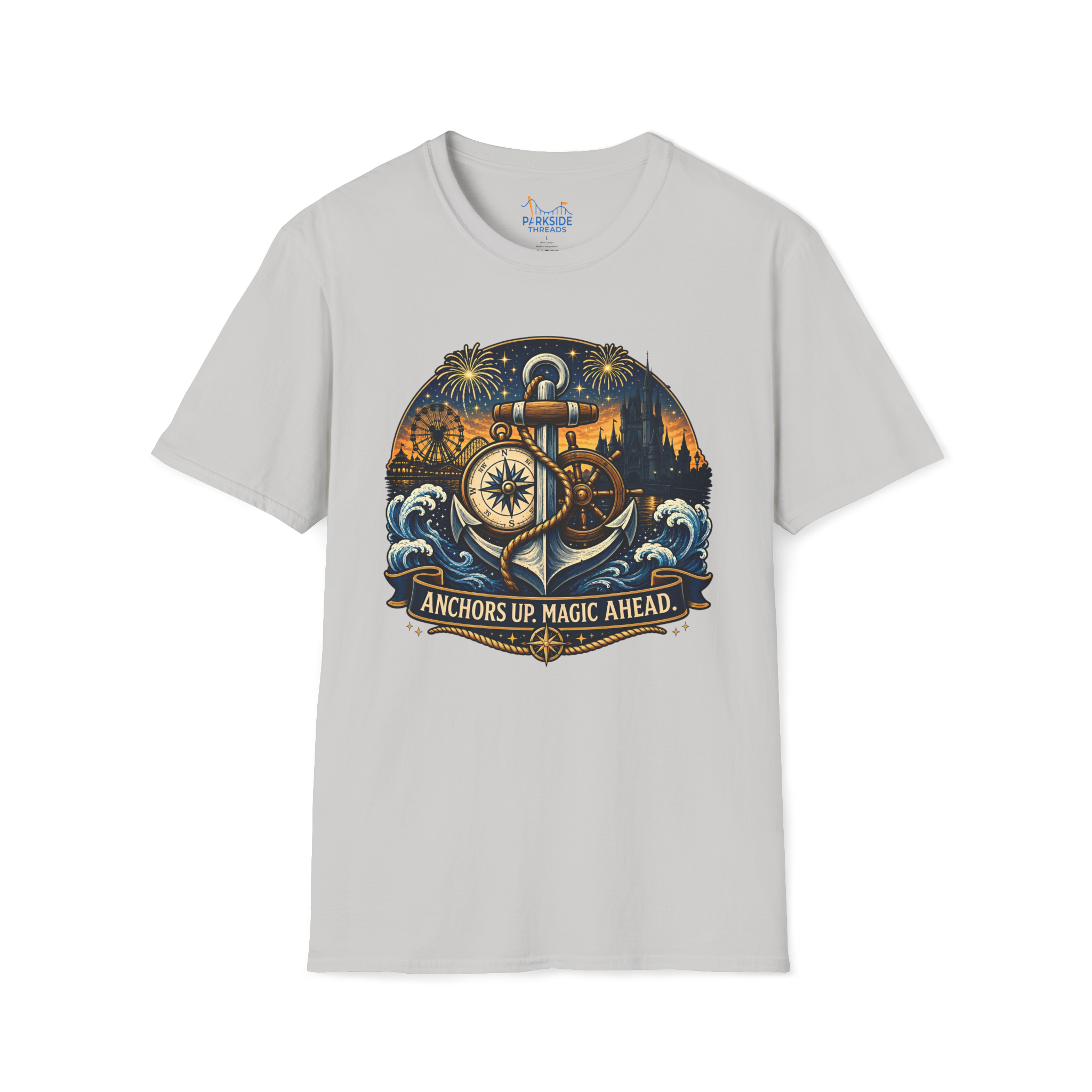 Anchors Up Magic Ahead Navy Shirt