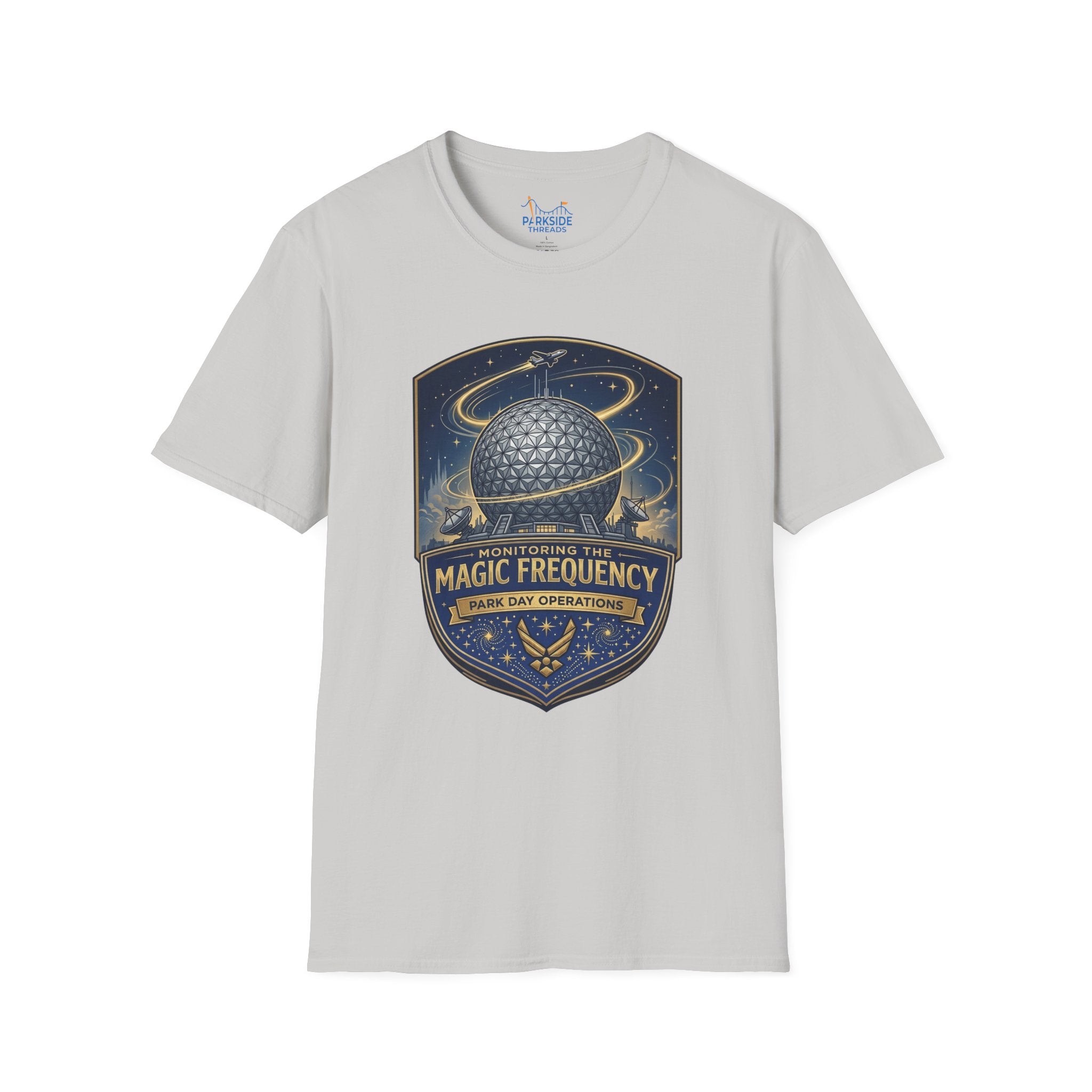Monitoring the Magic Frequency Air Force Theme Park T-Shirt