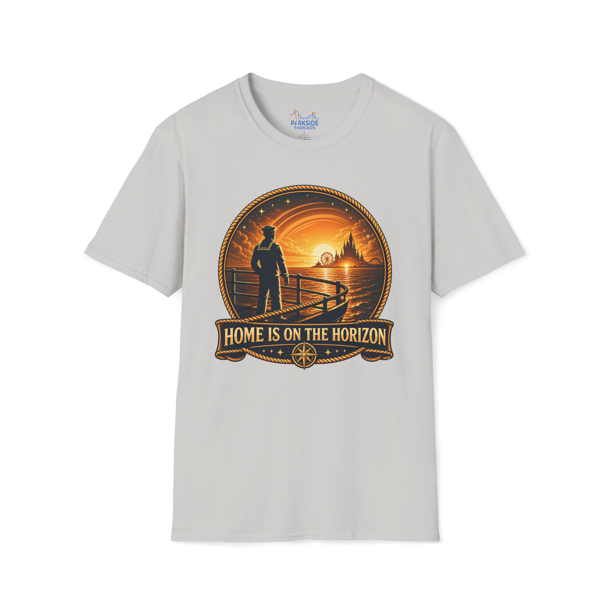 Home Is on the Horizon Navy Shirt