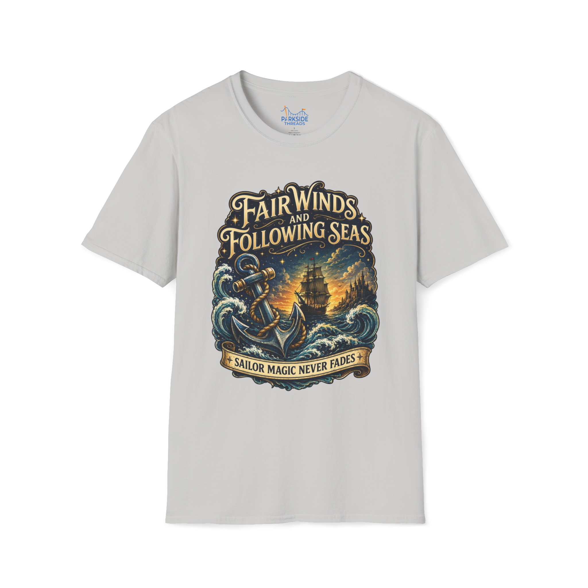 Fair Winds Navy Theme Park Shirt