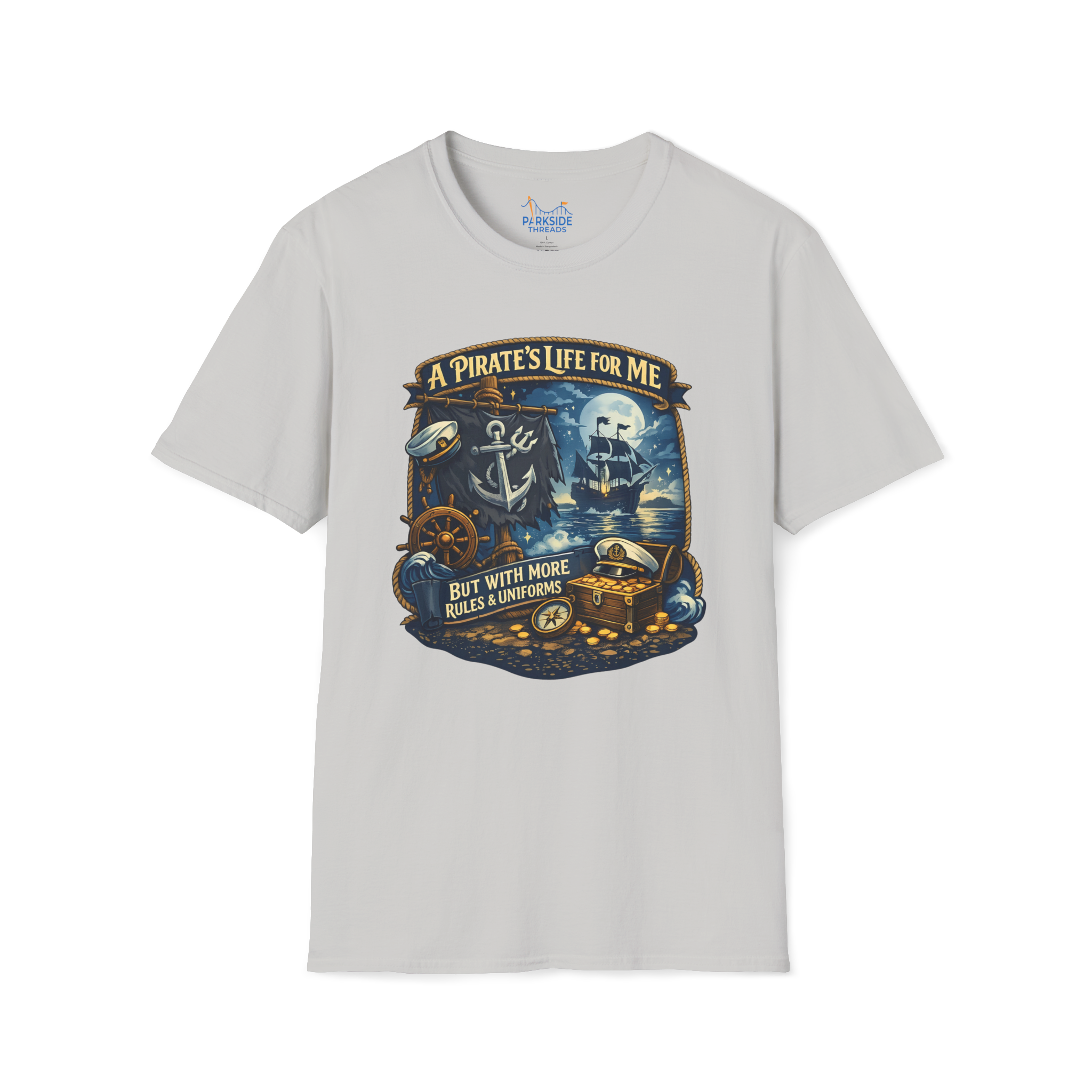 Pirate Life Navy Vacation Shirt