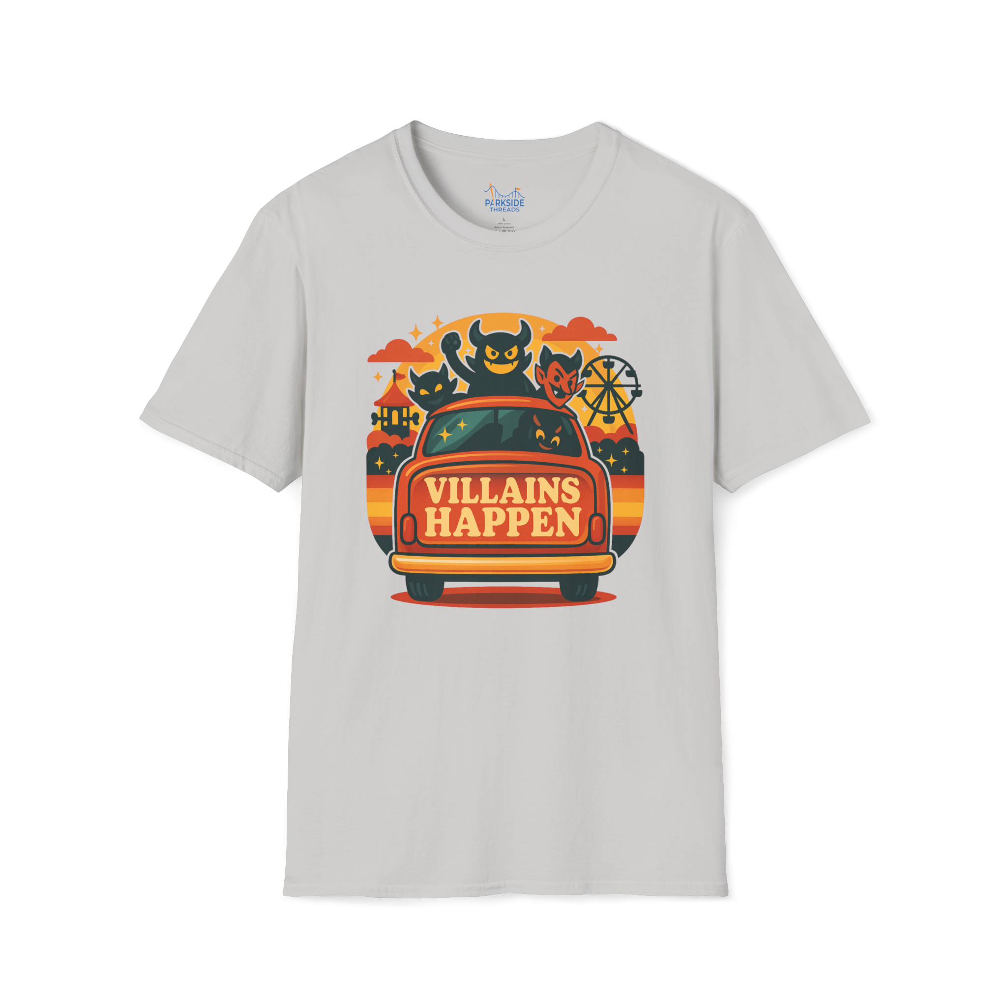 Villains Happen Park Dad Tee