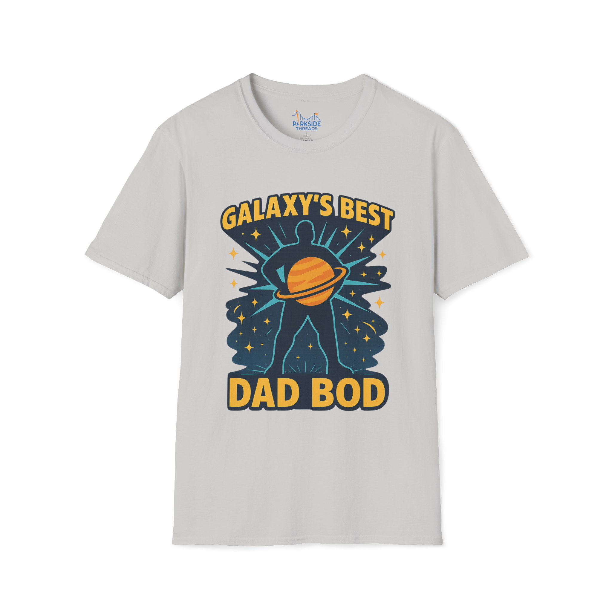 Galaxy’s Best Dad Bod – Funny Space Shirt for Park Dads