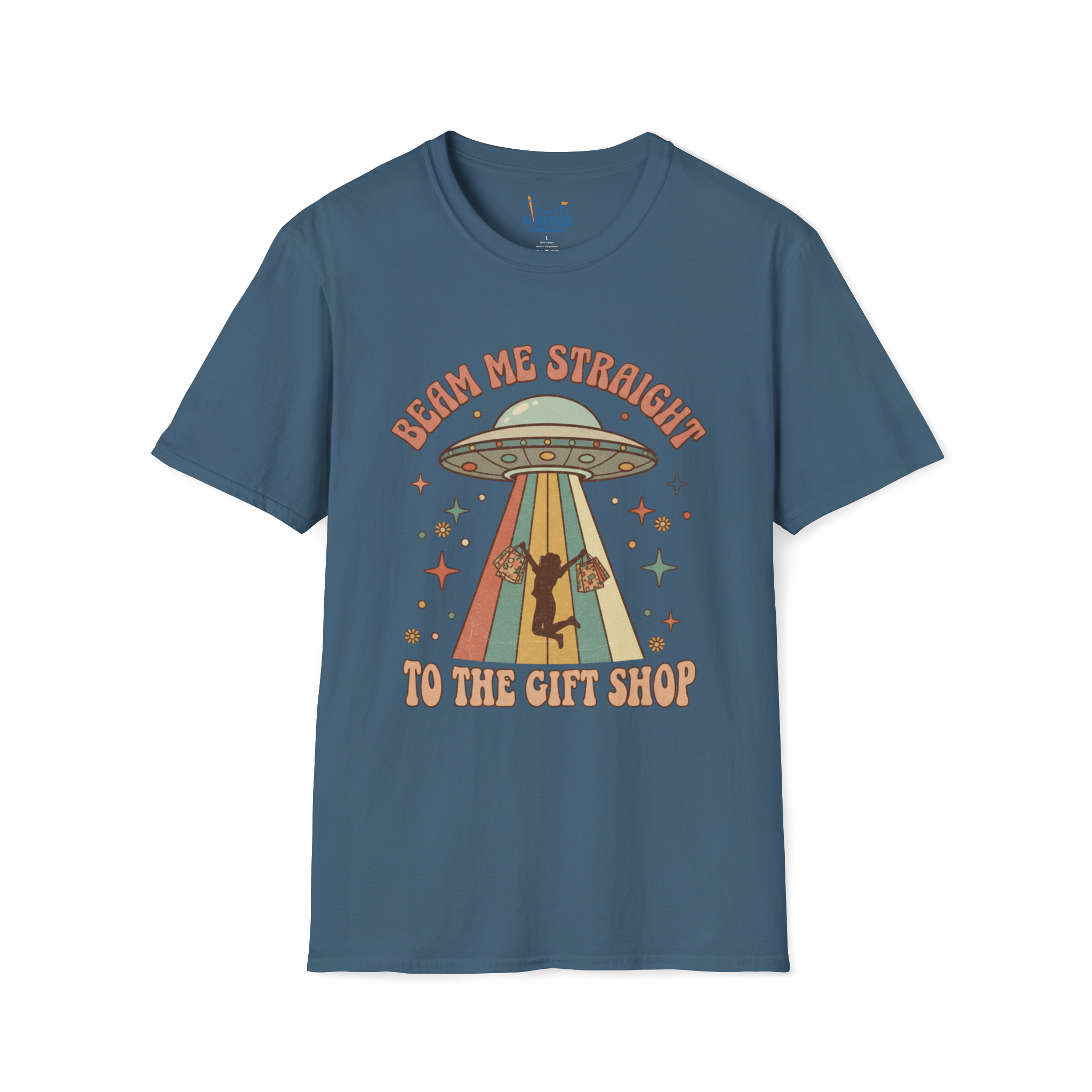 Beam Me Straight to the Gift Shop – Theme Park Mom Tee