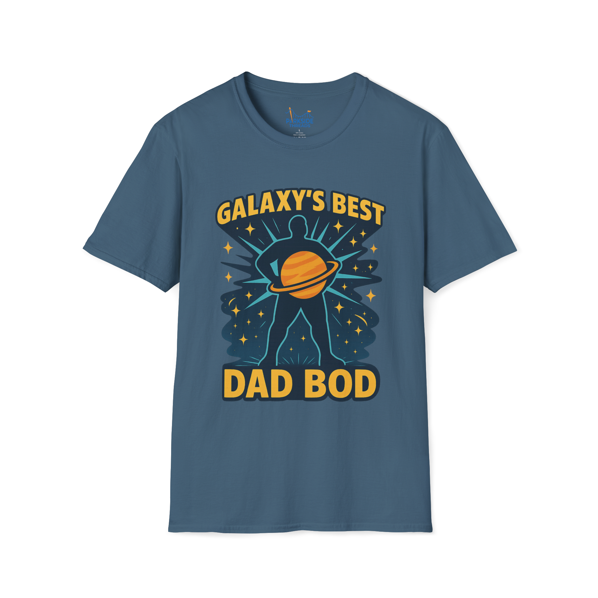 Galaxy’s Best Dad Bod – Funny Space Shirt for Park Dads