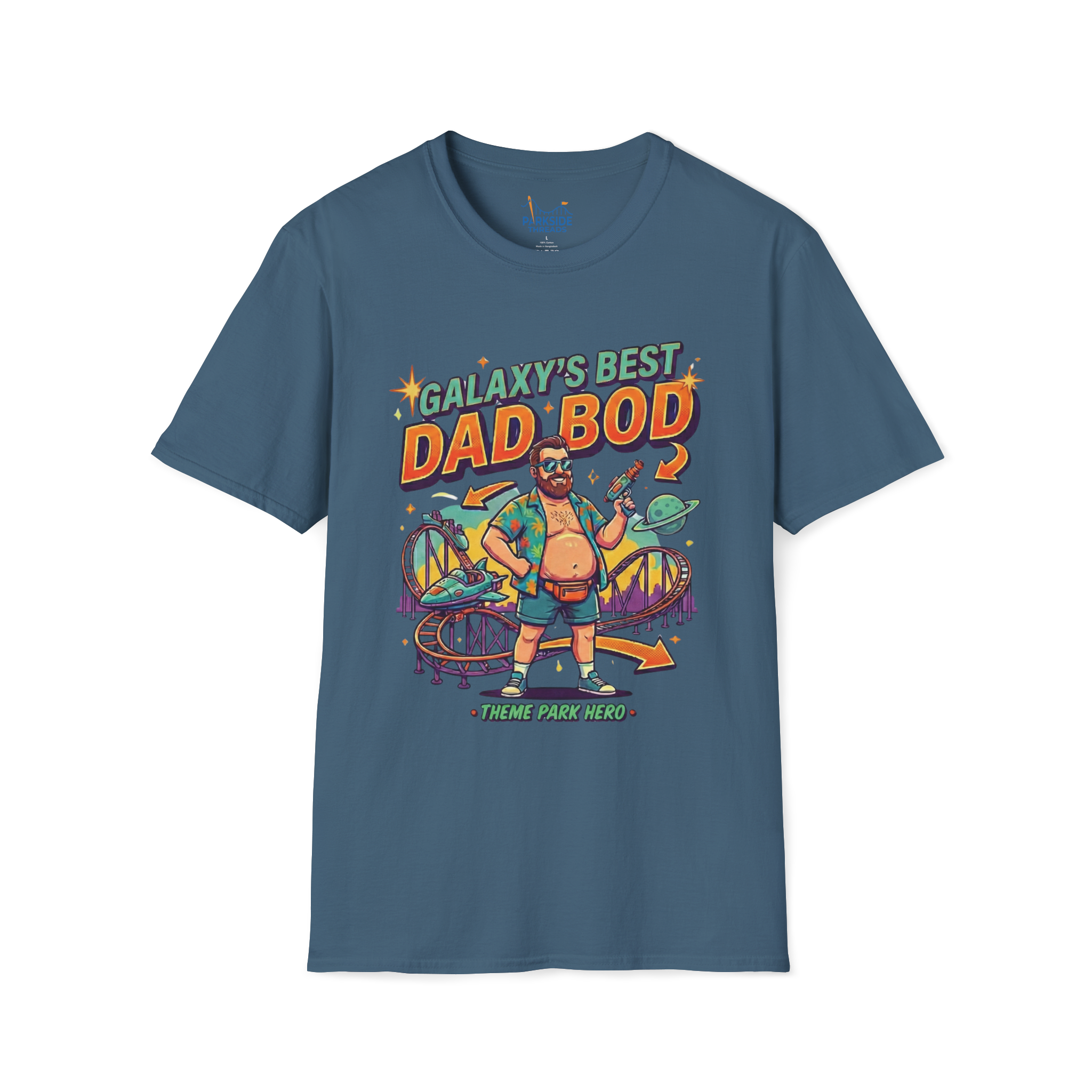 Galaxy’s Best Dad Bod | Theme Park Dad Shirt