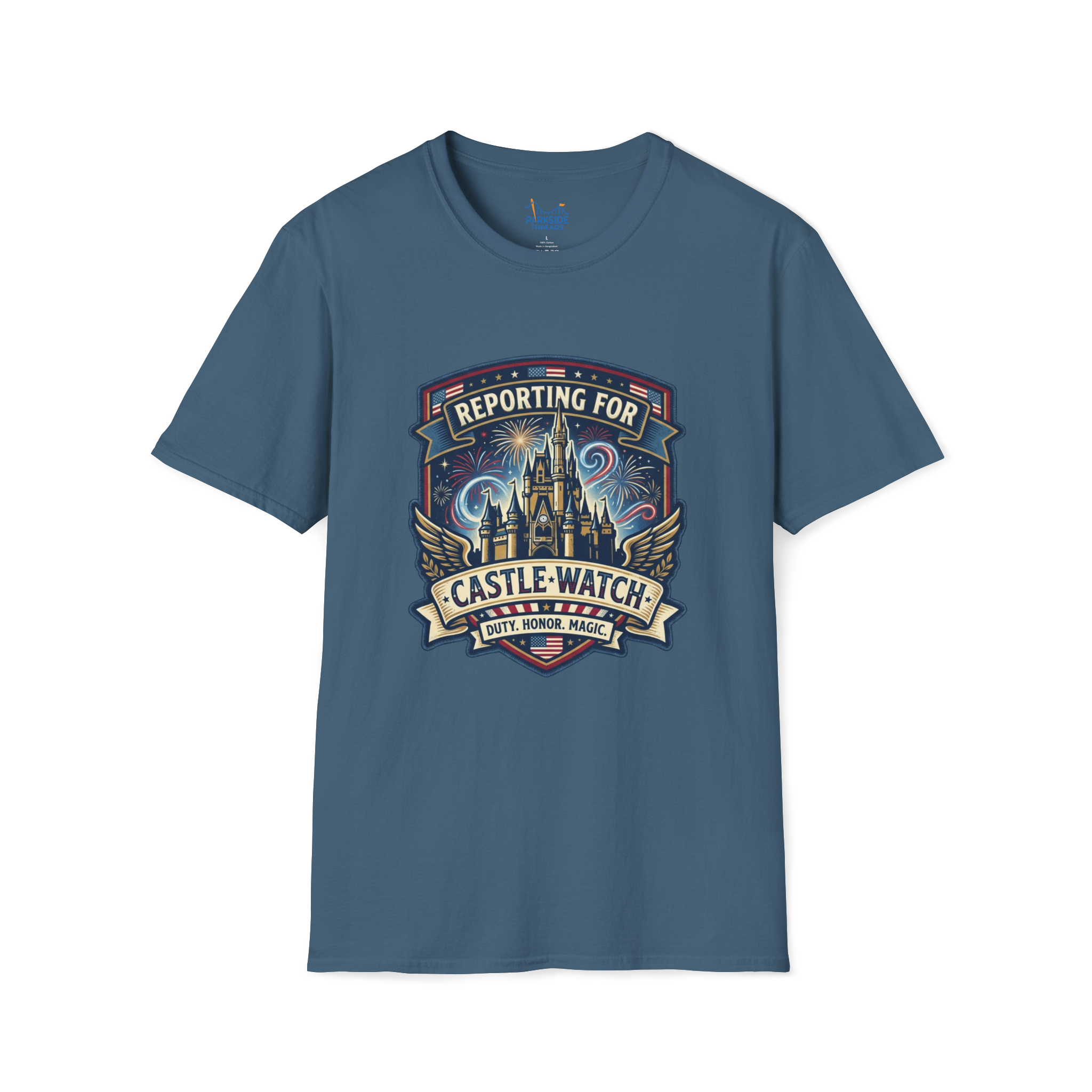 Reporting for Castle Watch Military Family Vacation Tee