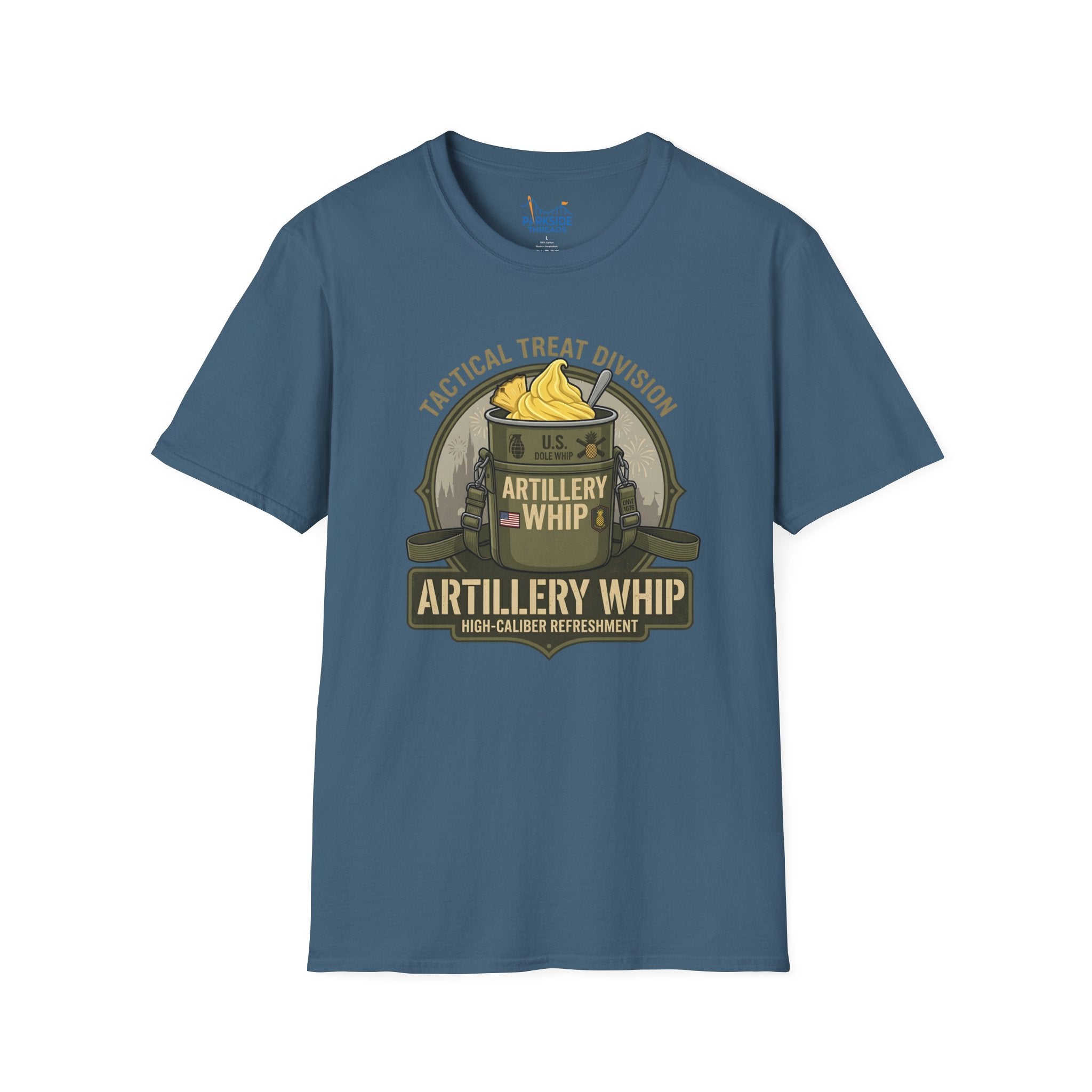 Artillery Whip Army Snack Shirt – Funny Military Theme Park Tee