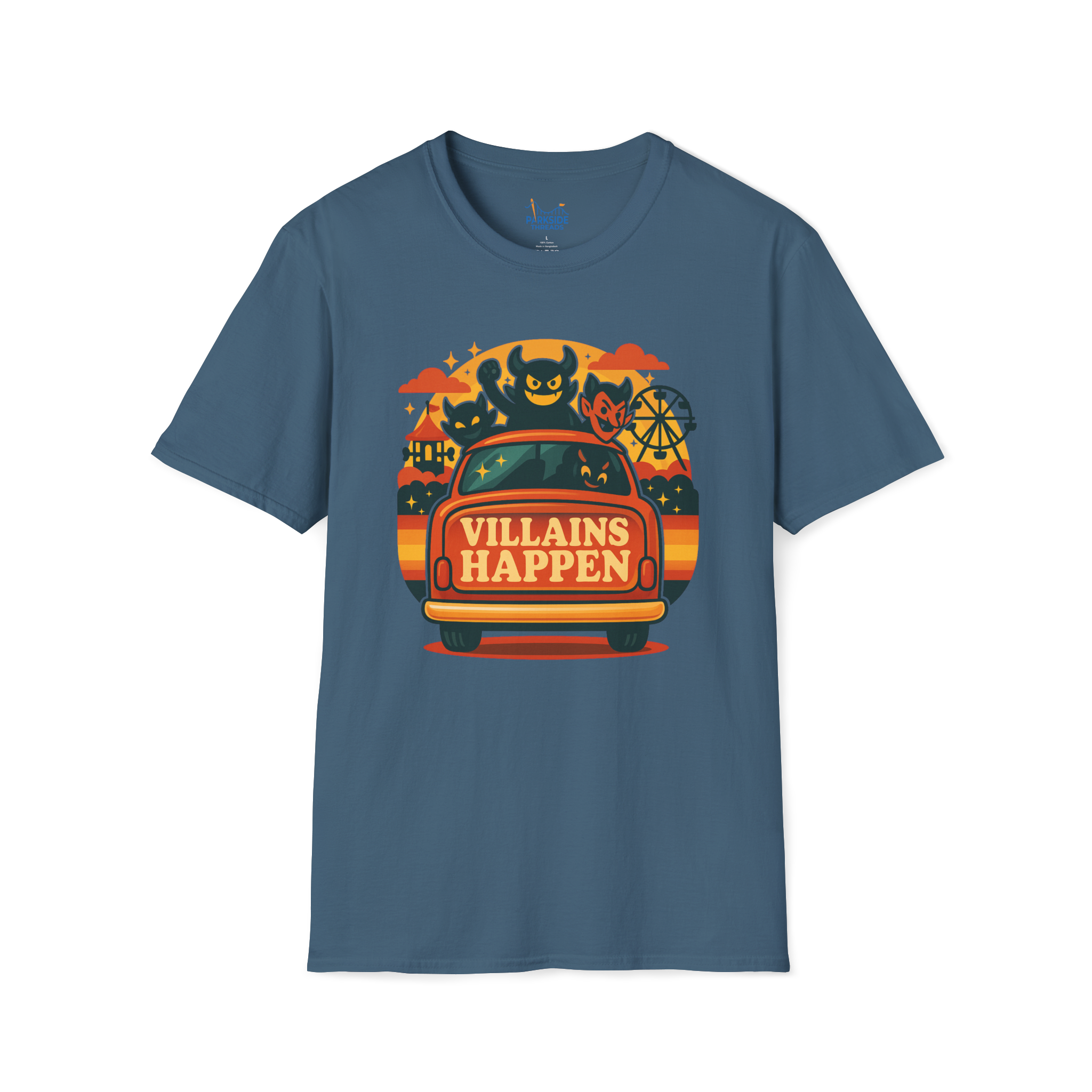 Villains Happen Park Dad Tee
