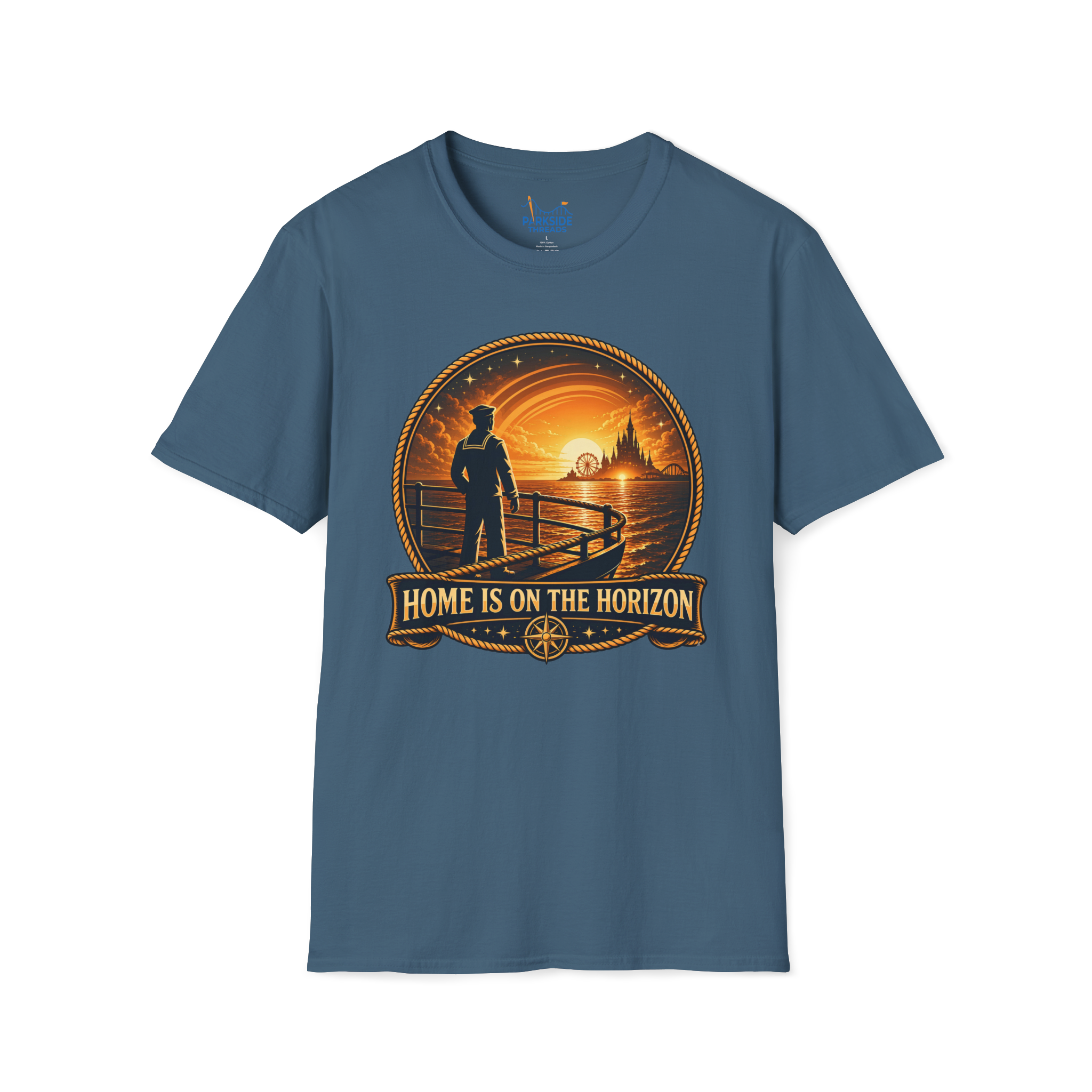 Home Is on the Horizon Navy Shirt