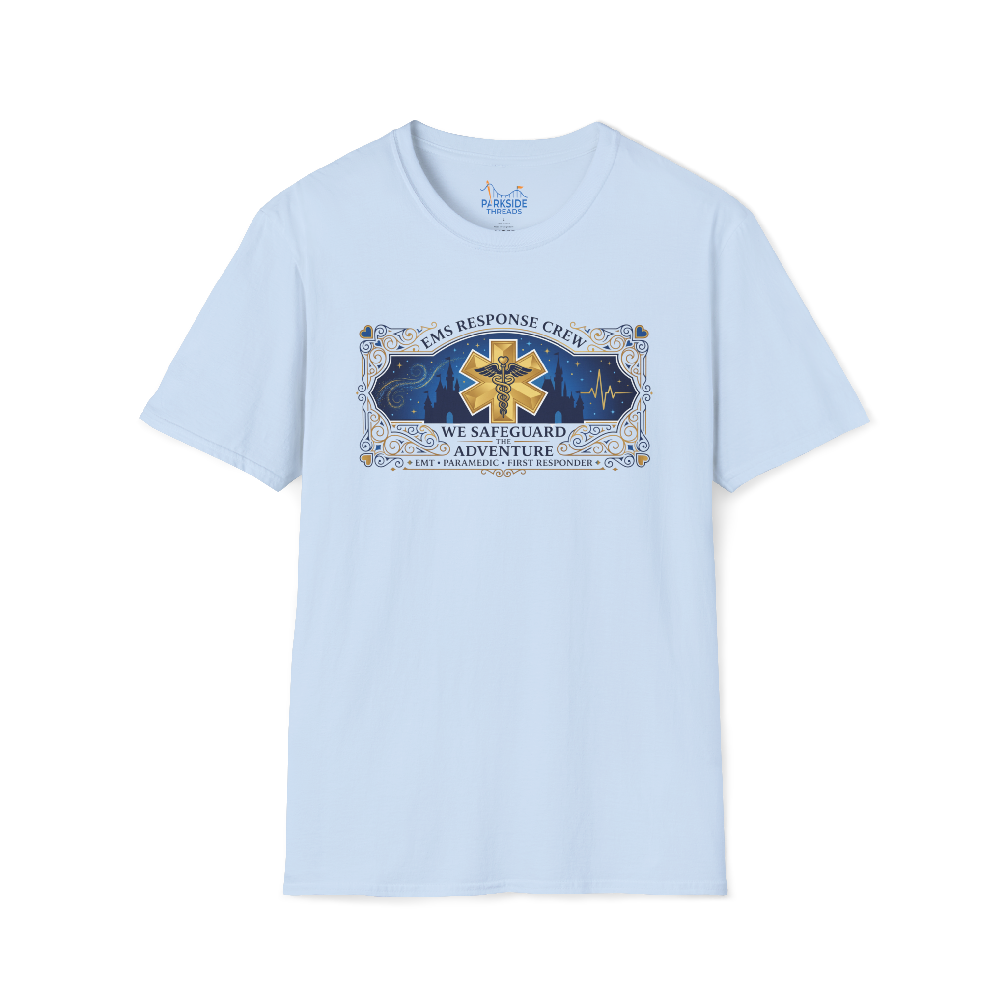 We Safeguard The Adventure EMS First Responder Theme Park T-Shirt