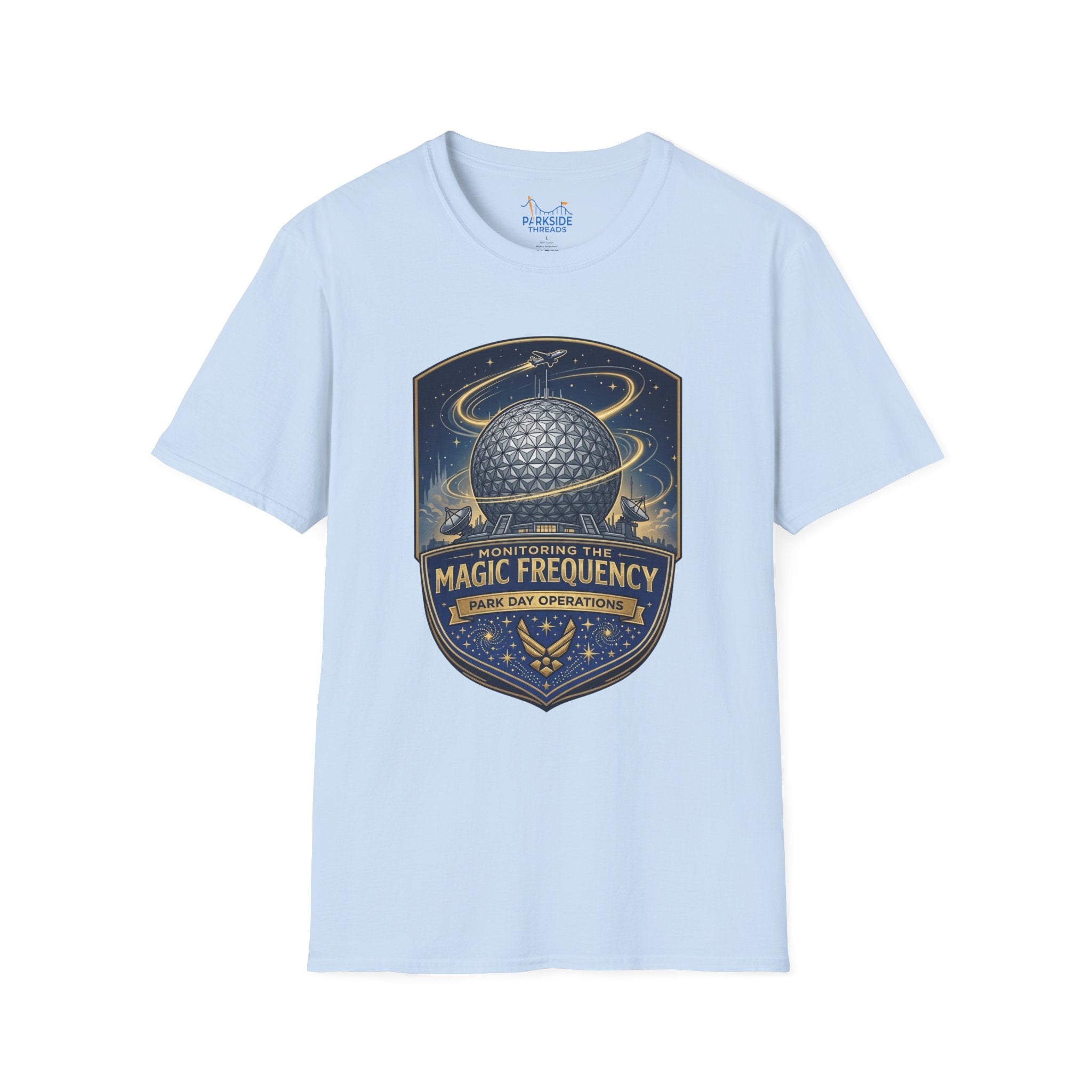 Monitoring the Magic Frequency Air Force Theme Park T-Shirt