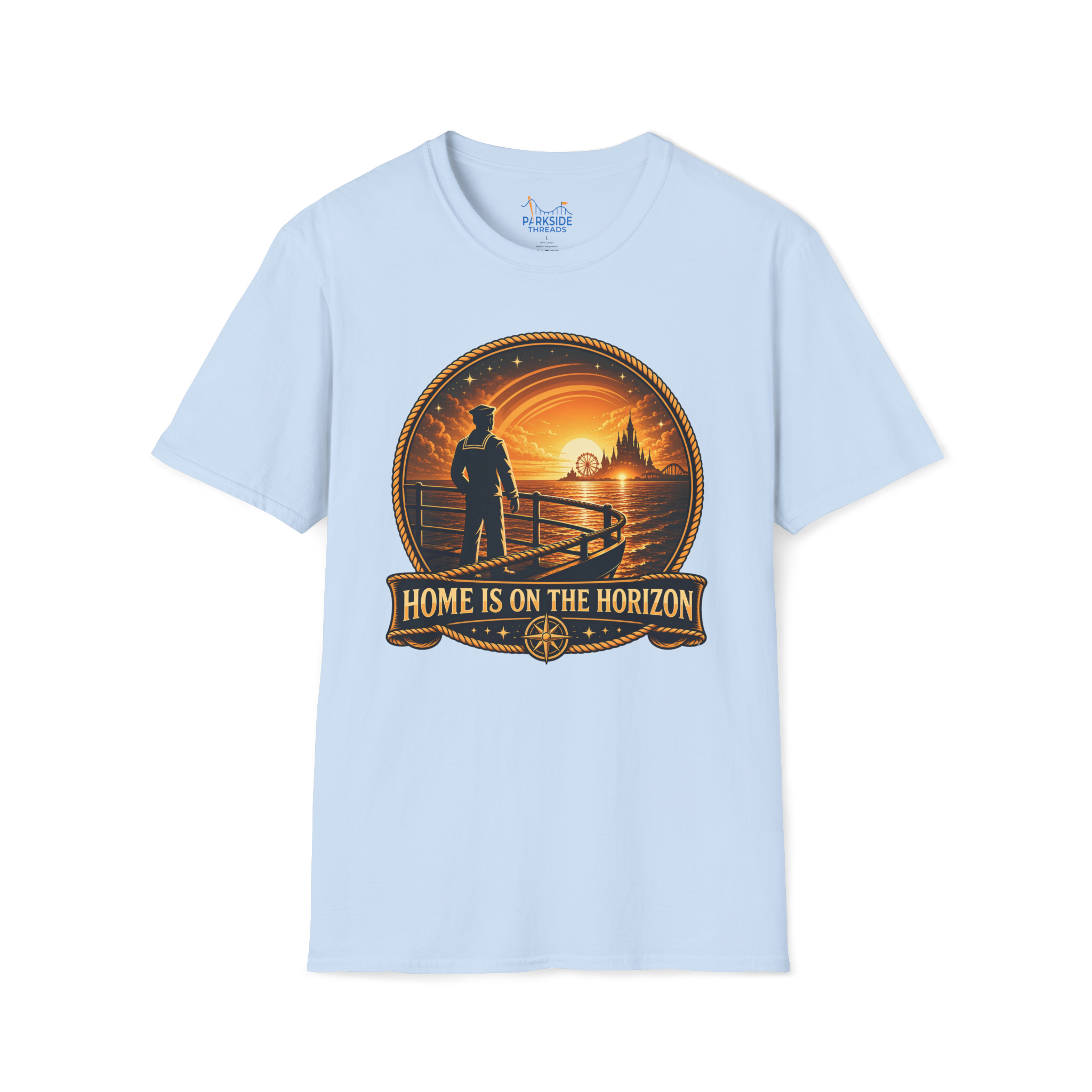 Home Is on the Horizon Navy Shirt