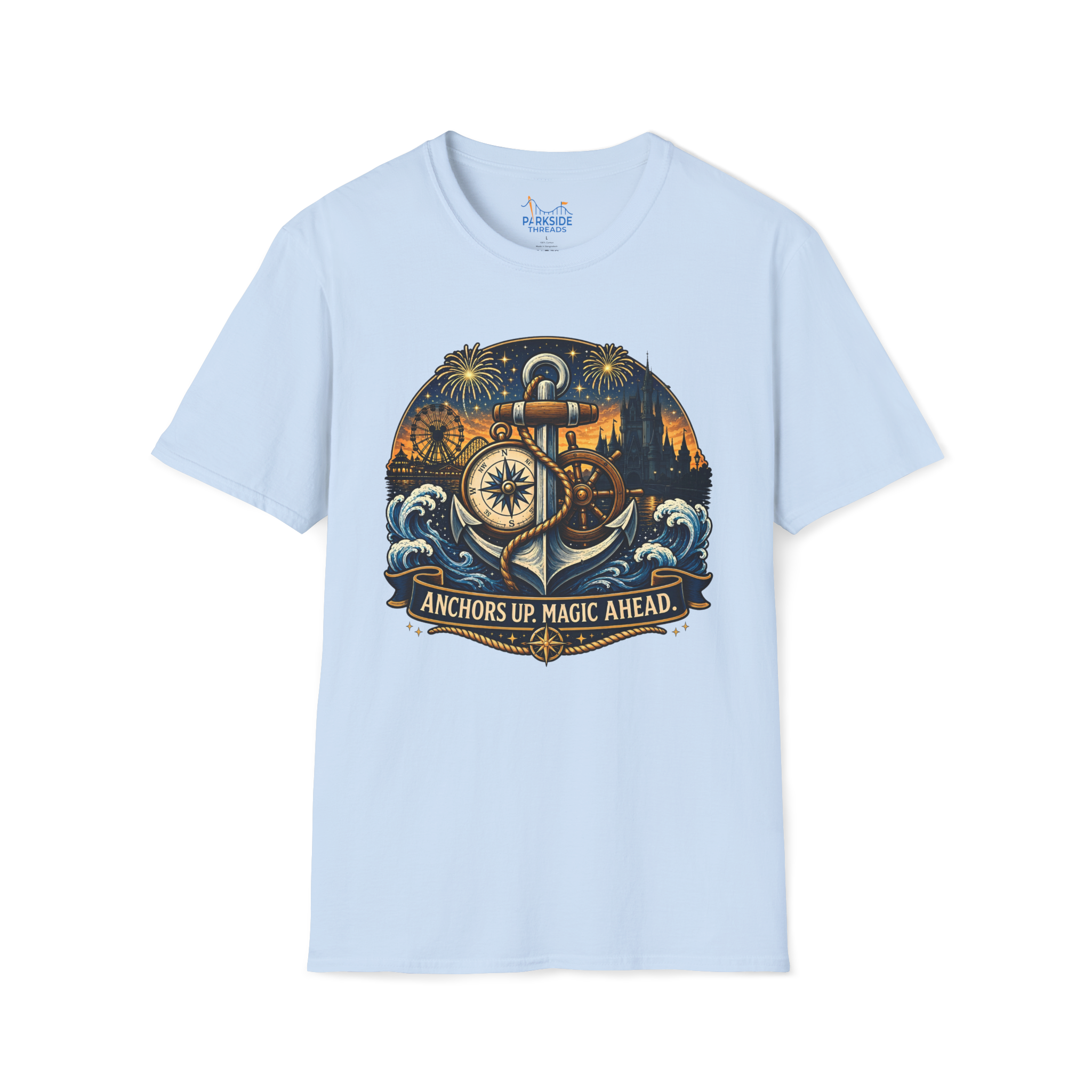 Anchors Up Magic Ahead Navy Shirt