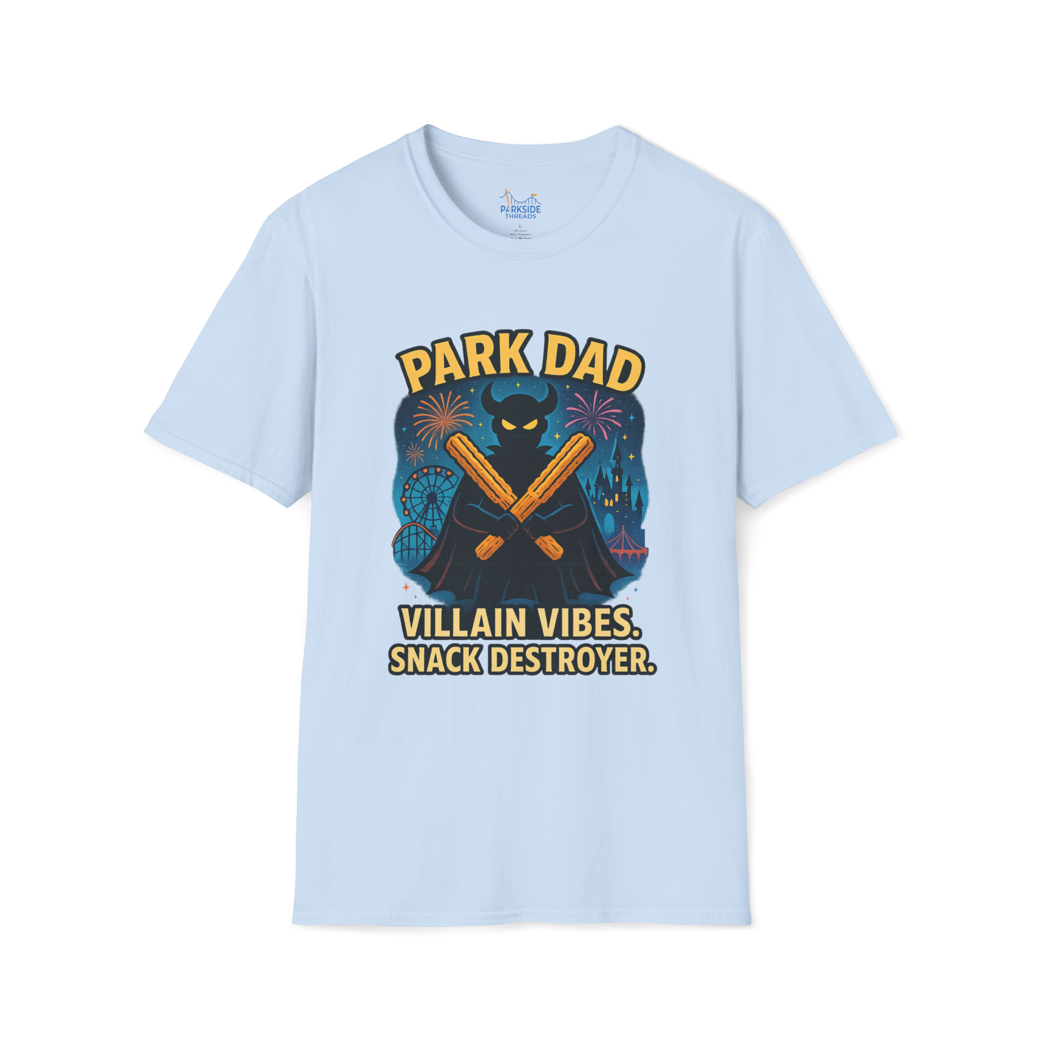 Park Dad Shirt – Villain Vibes. Snack Destroyer.