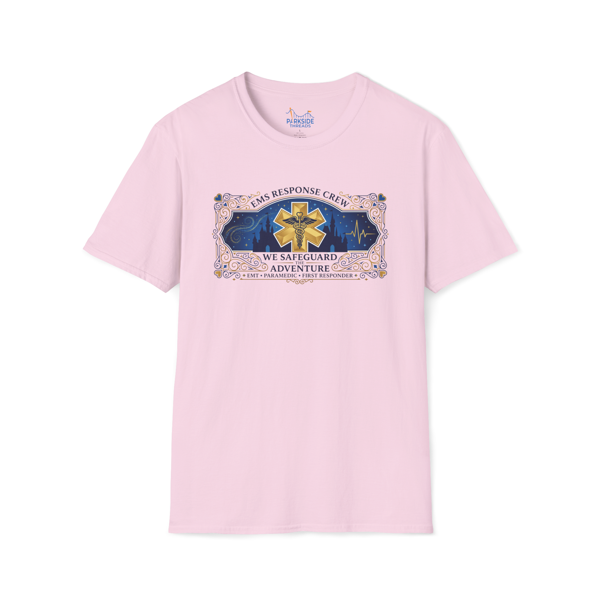 We Safeguard The Adventure EMS First Responder Theme Park T-Shirt