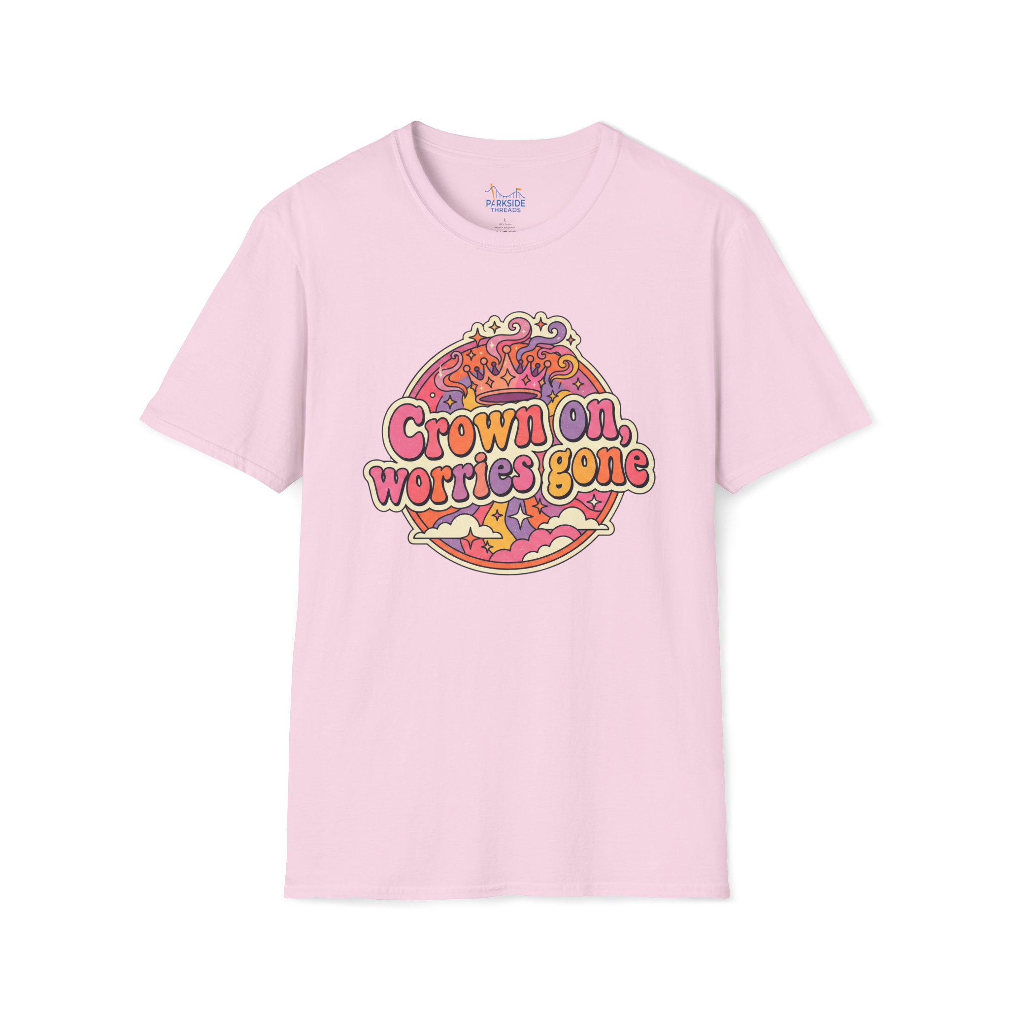 Crown On. Worries Gone. Tee