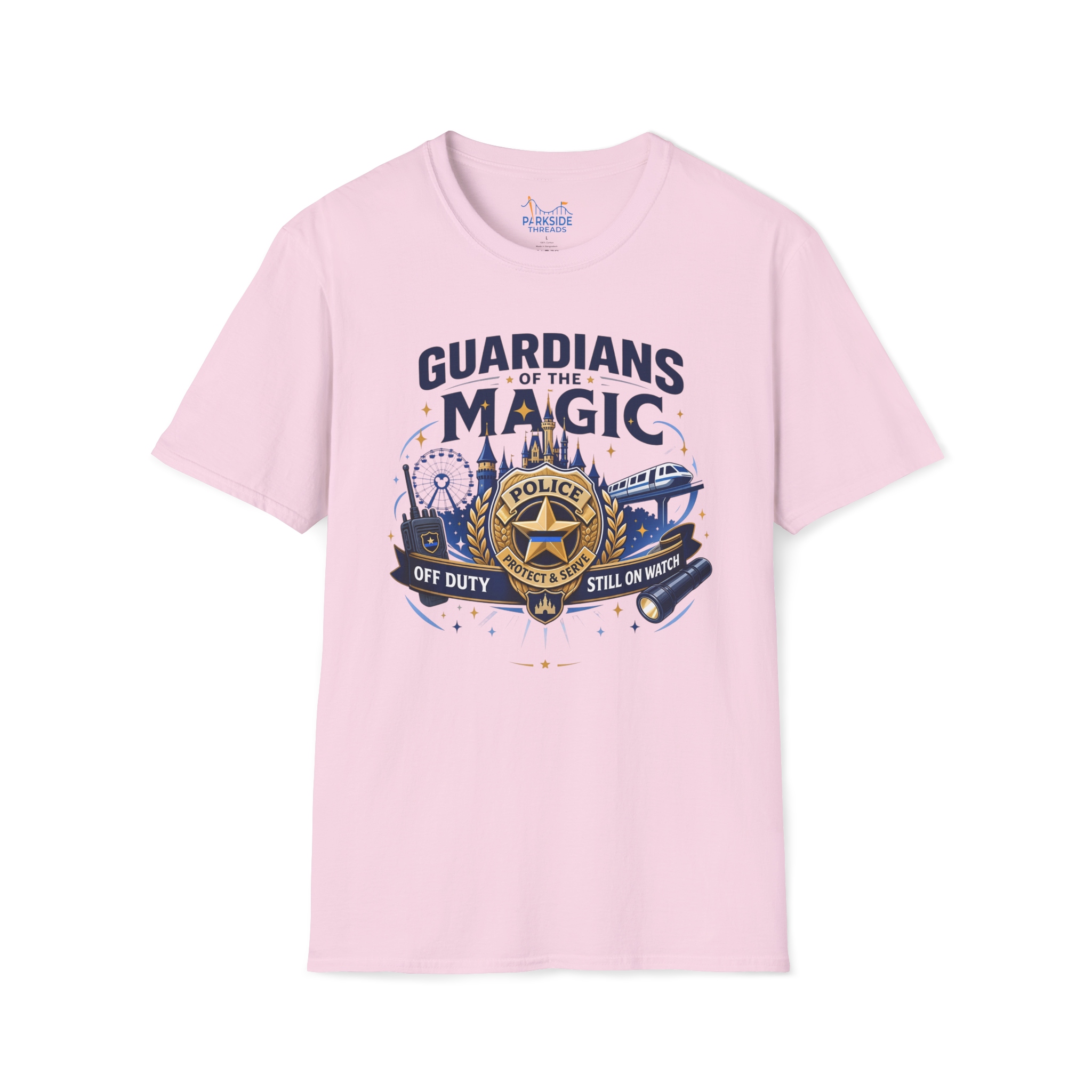 Guardians of the Magic Police Officer Theme Park Shirt, Off Duty Cop Vacation Tee, Law Enforcement Gift