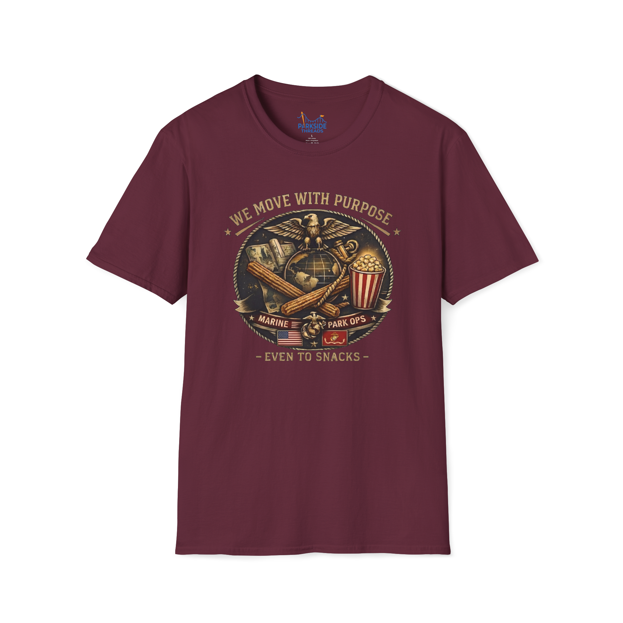 We Move With Purpose Marine Snack Shirt