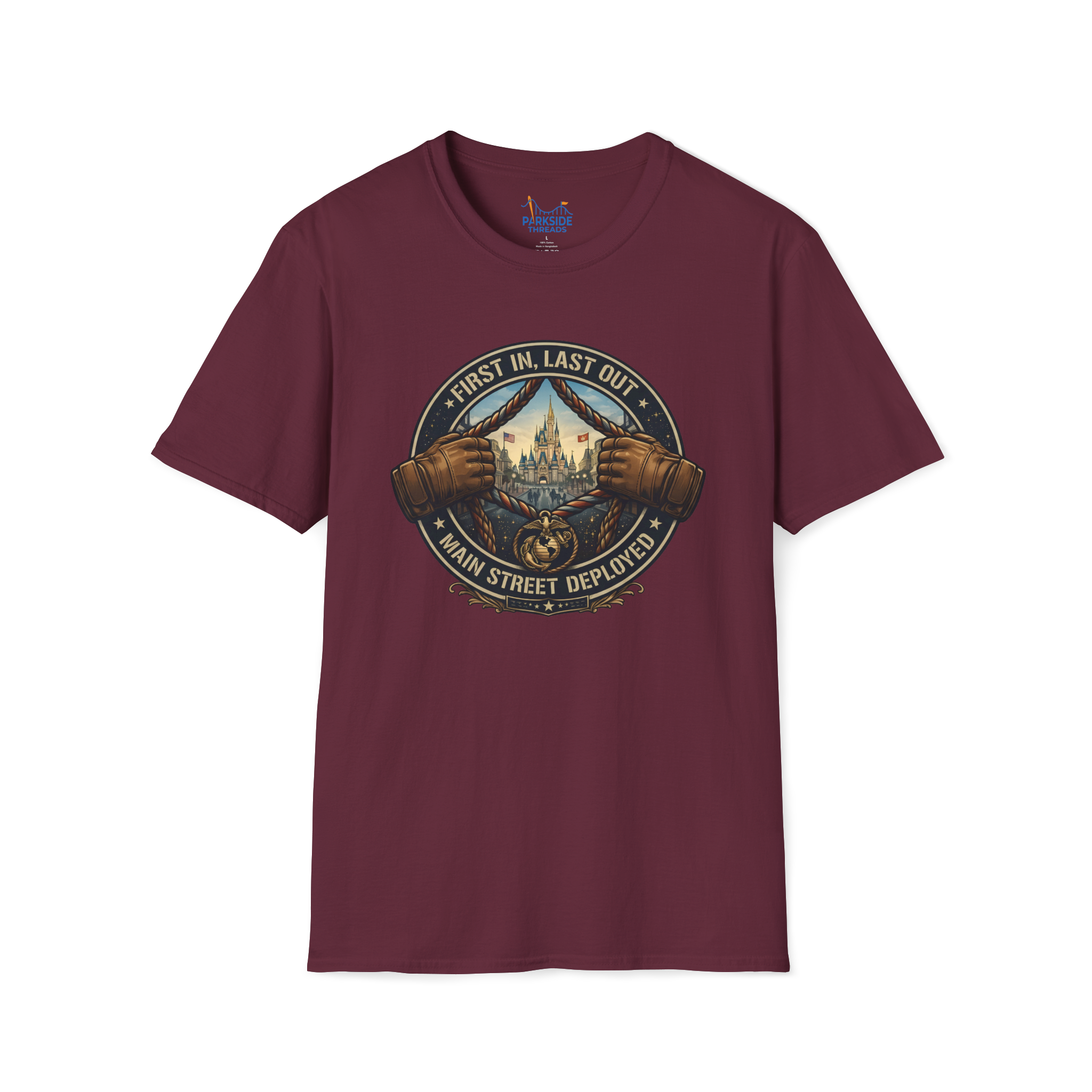 Main Street Deployed Marine Family Shirt