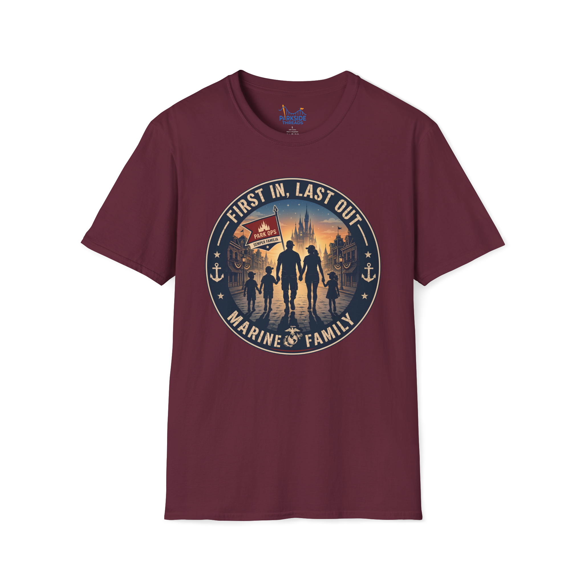 First In Last Out Marine Family Park Shirt