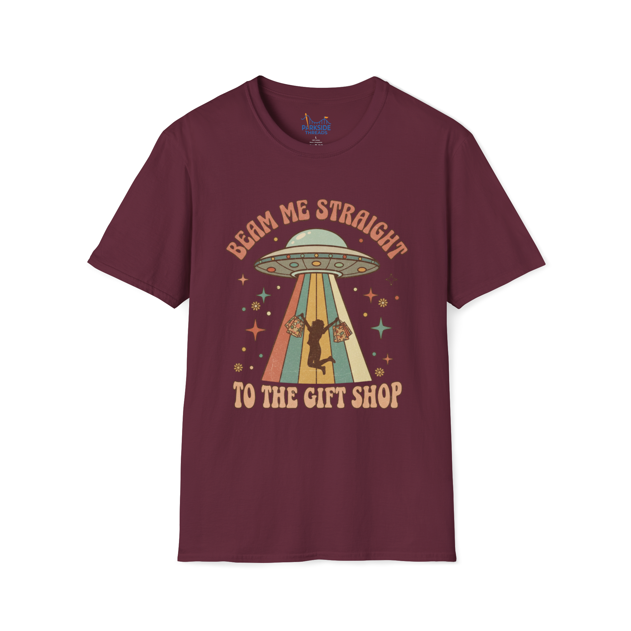 Beam Me Straight to the Gift Shop – Theme Park Mom Tee