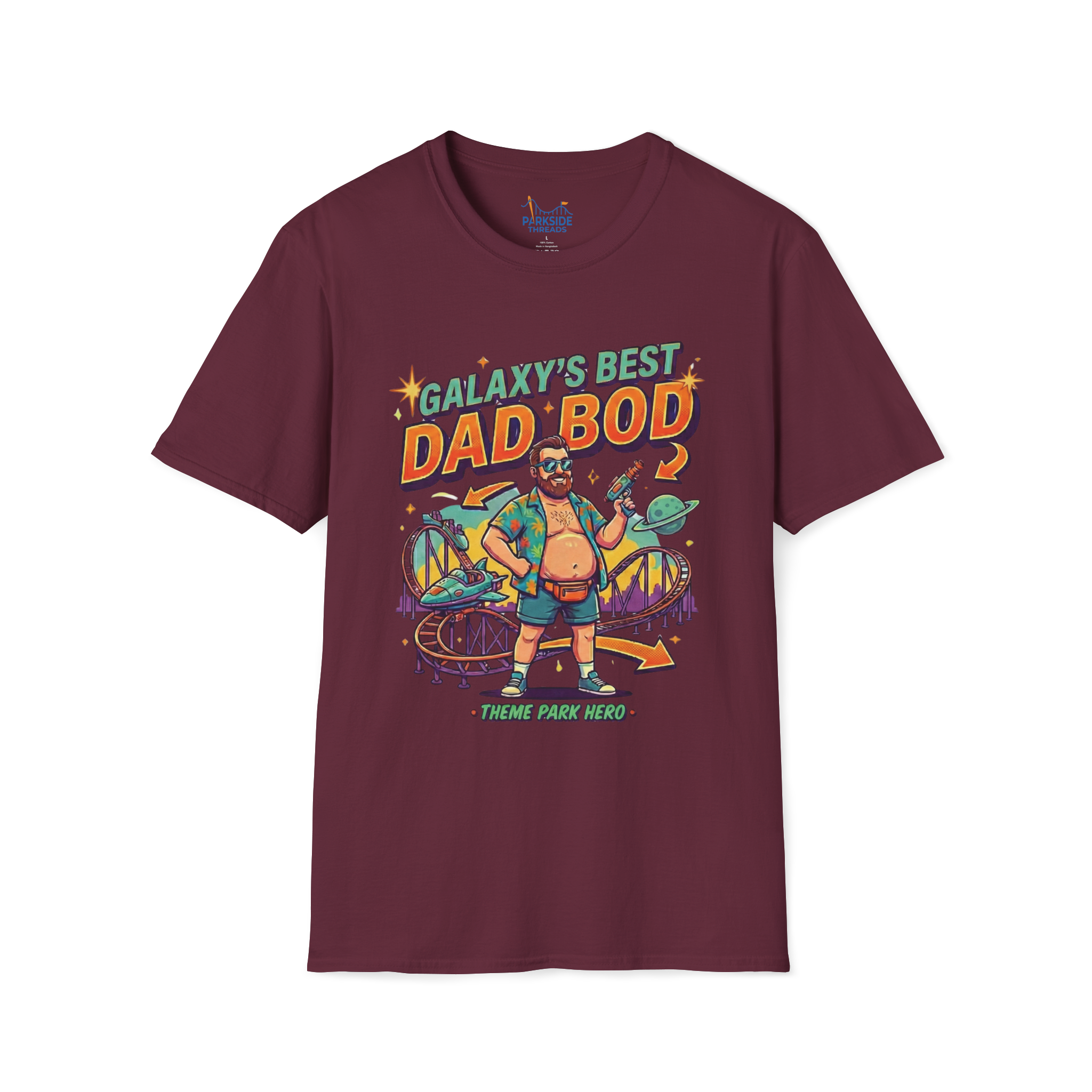 Galaxy’s Best Dad Bod | Theme Park Dad Shirt