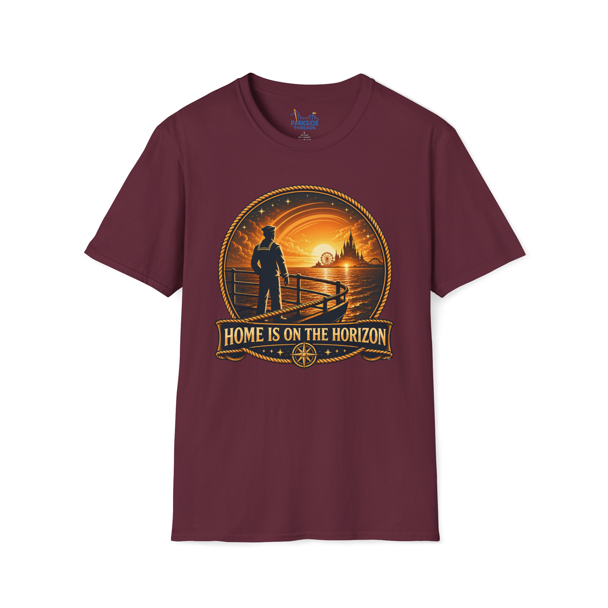 Home Is on the Horizon Navy Shirt