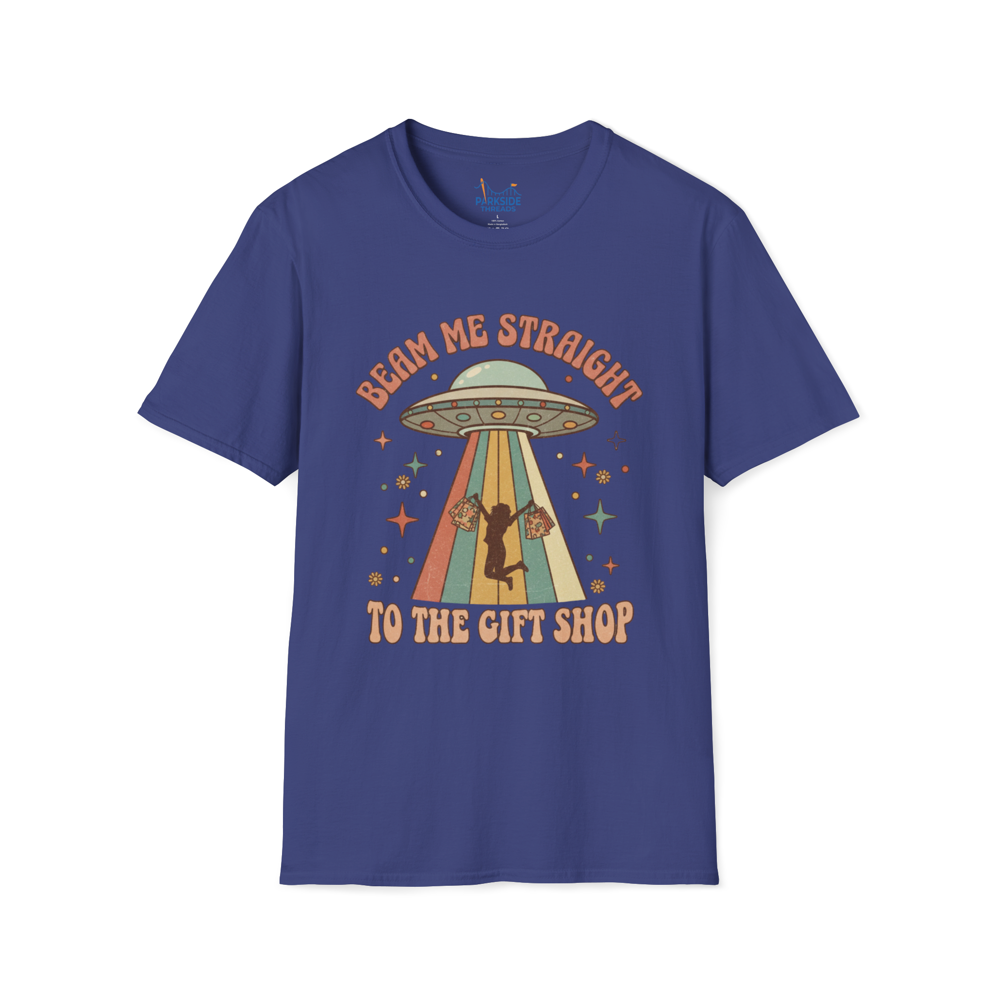 Beam Me Straight to the Gift Shop – Theme Park Mom Tee