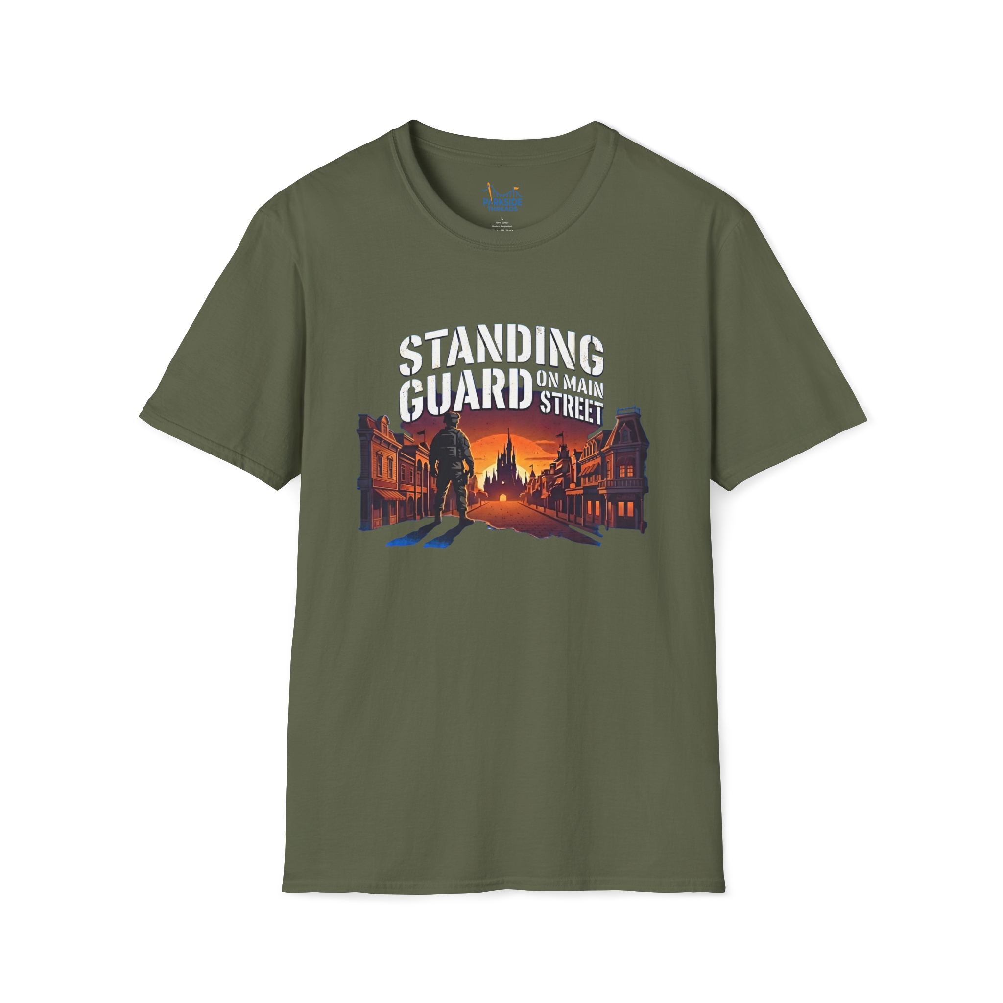 Standing Guard on Main Street Veteran Shirt