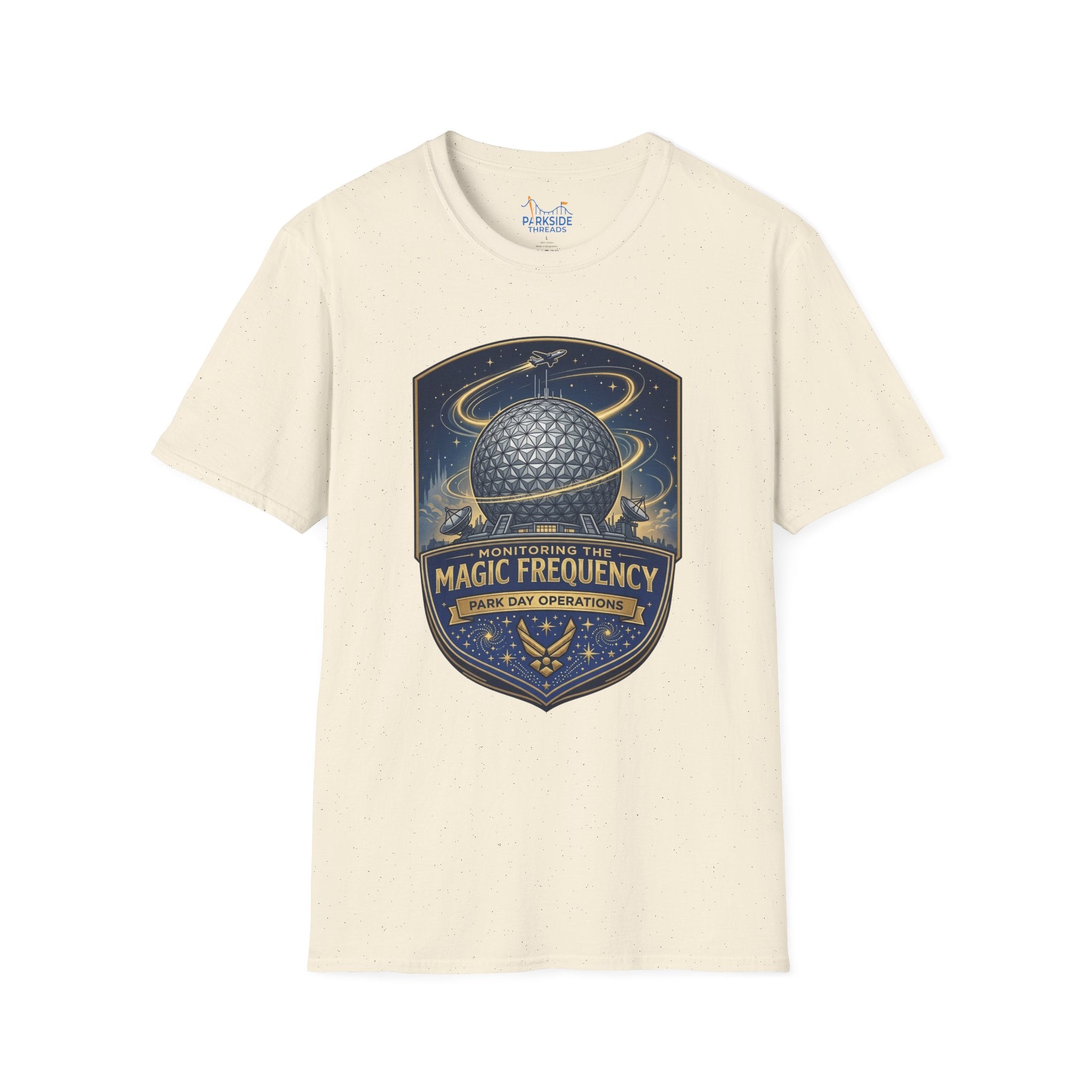 Monitoring the Magic Frequency Air Force Theme Park T-Shirt