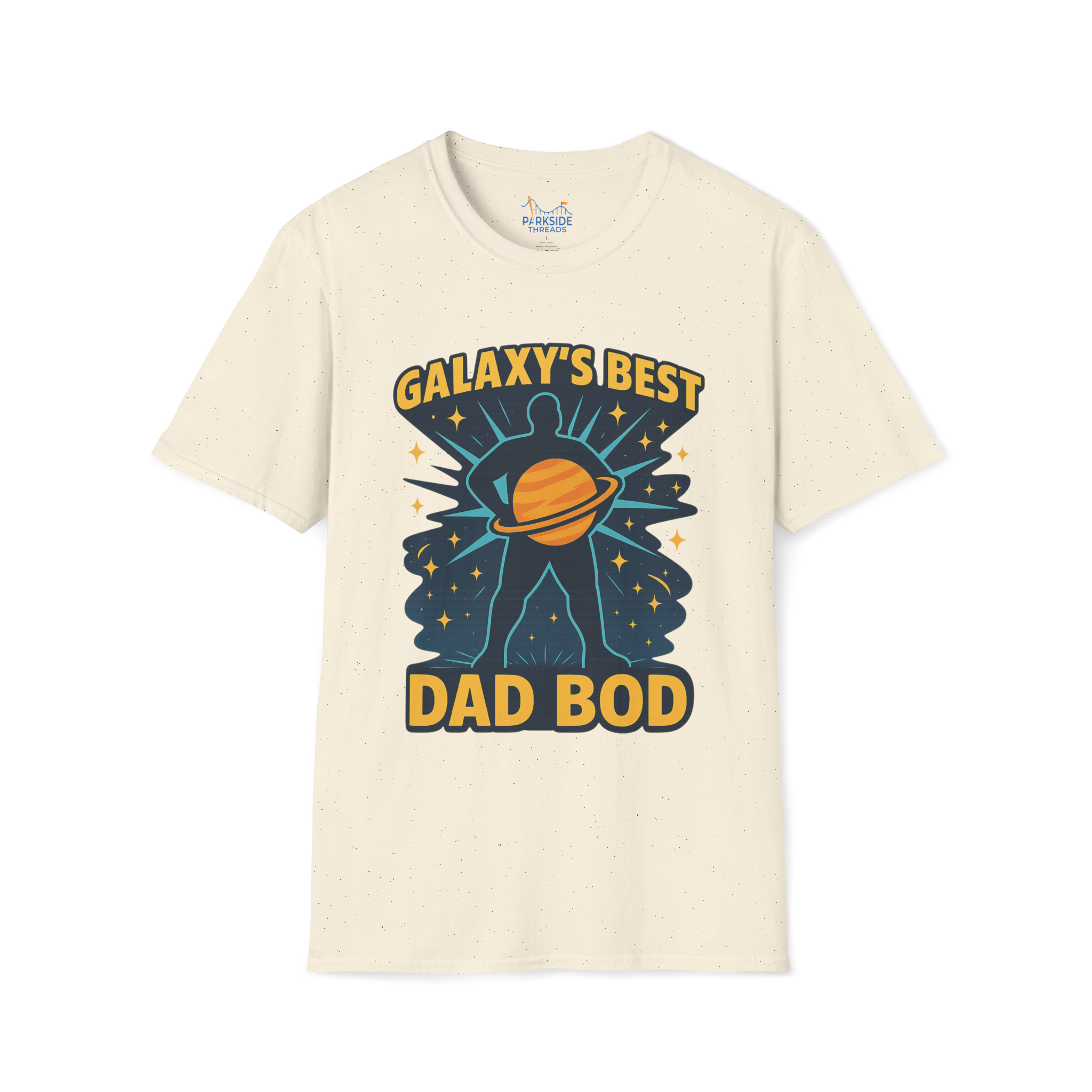 Galaxy’s Best Dad Bod – Funny Space Shirt for Park Dads