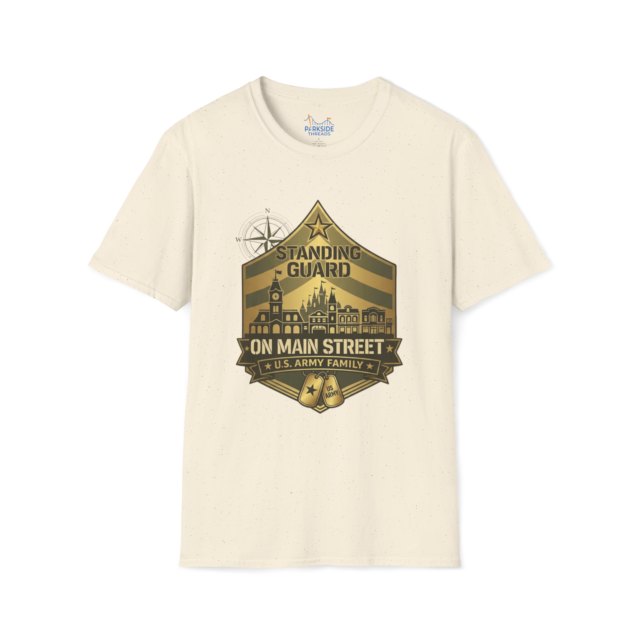 Standing Guard on Main Street U.S. Army Family Theme Park Shirt