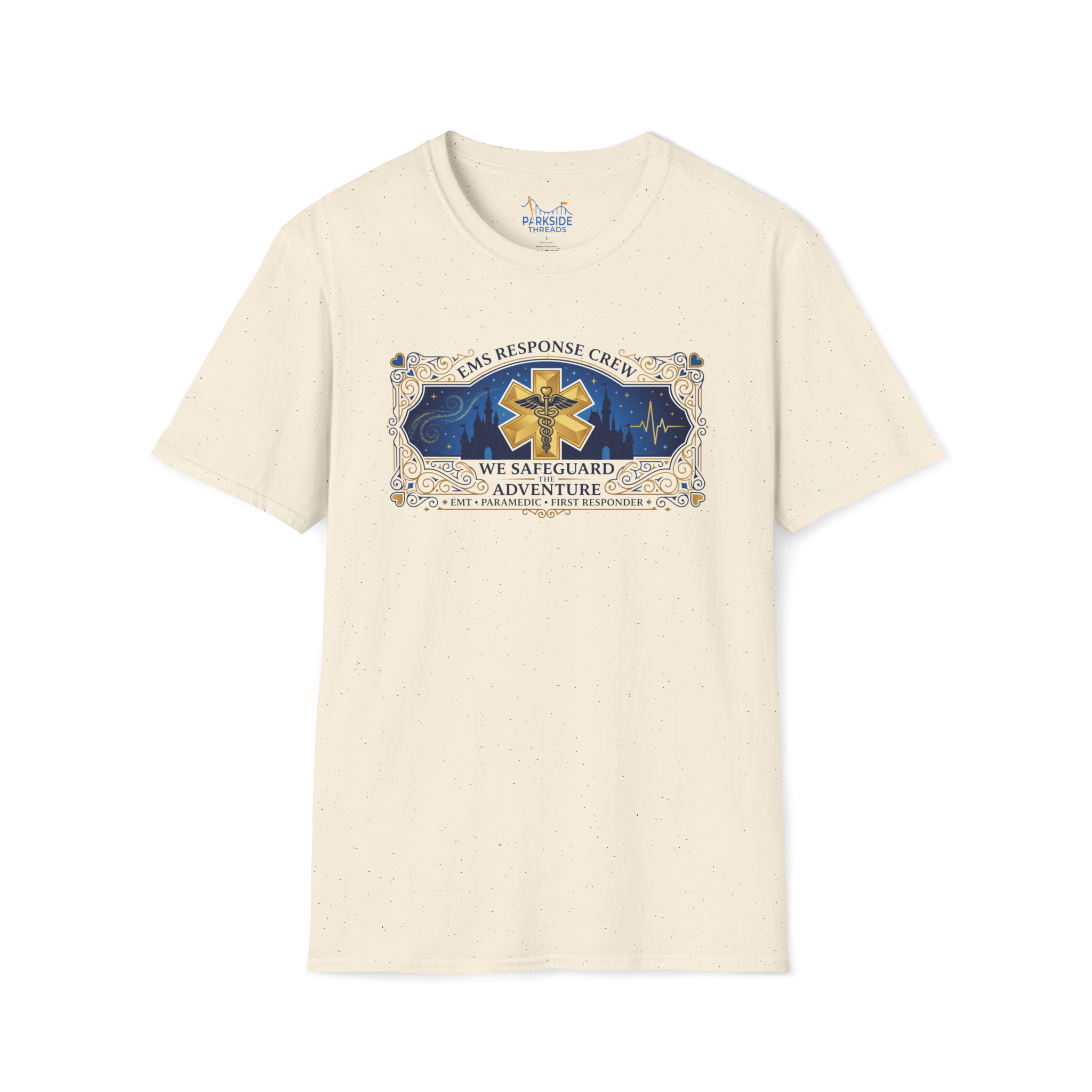 We Safeguard The Adventure EMS First Responder Theme Park T-Shirt