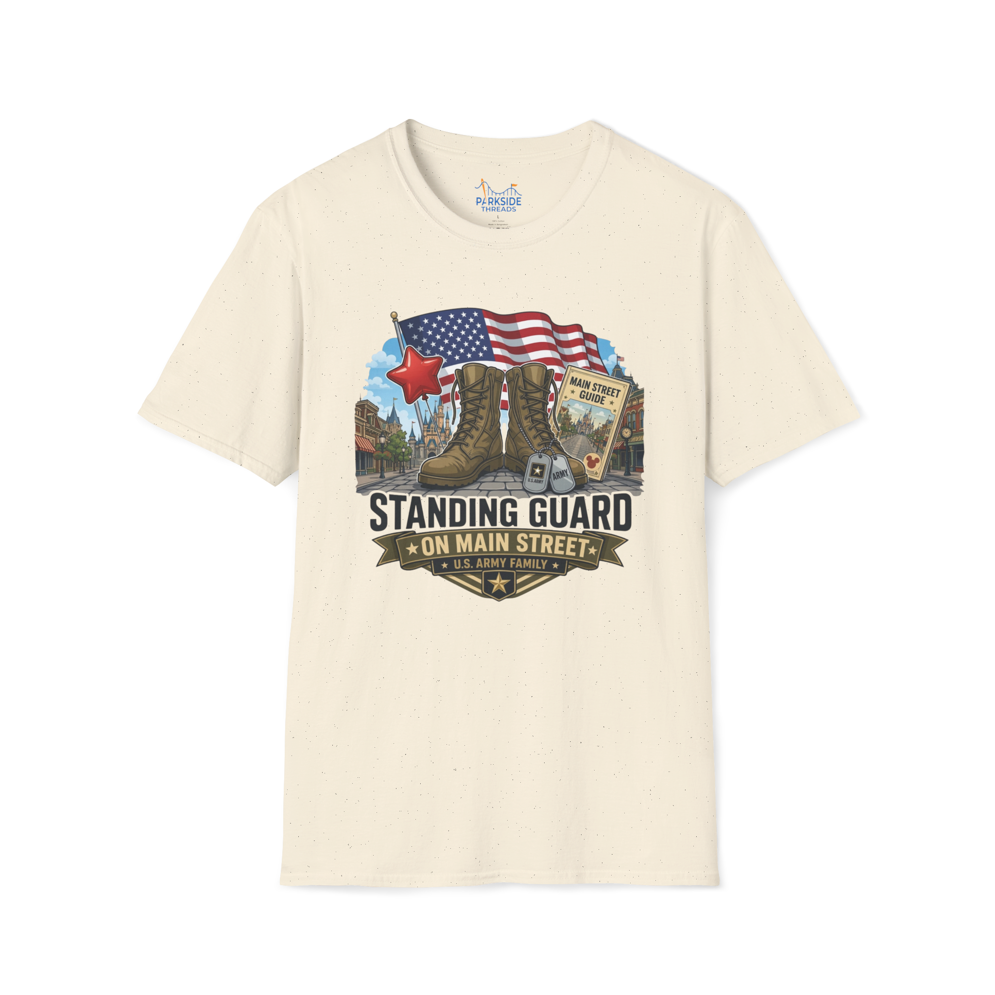 Standing Guard on Main Street Army Family Shirt
