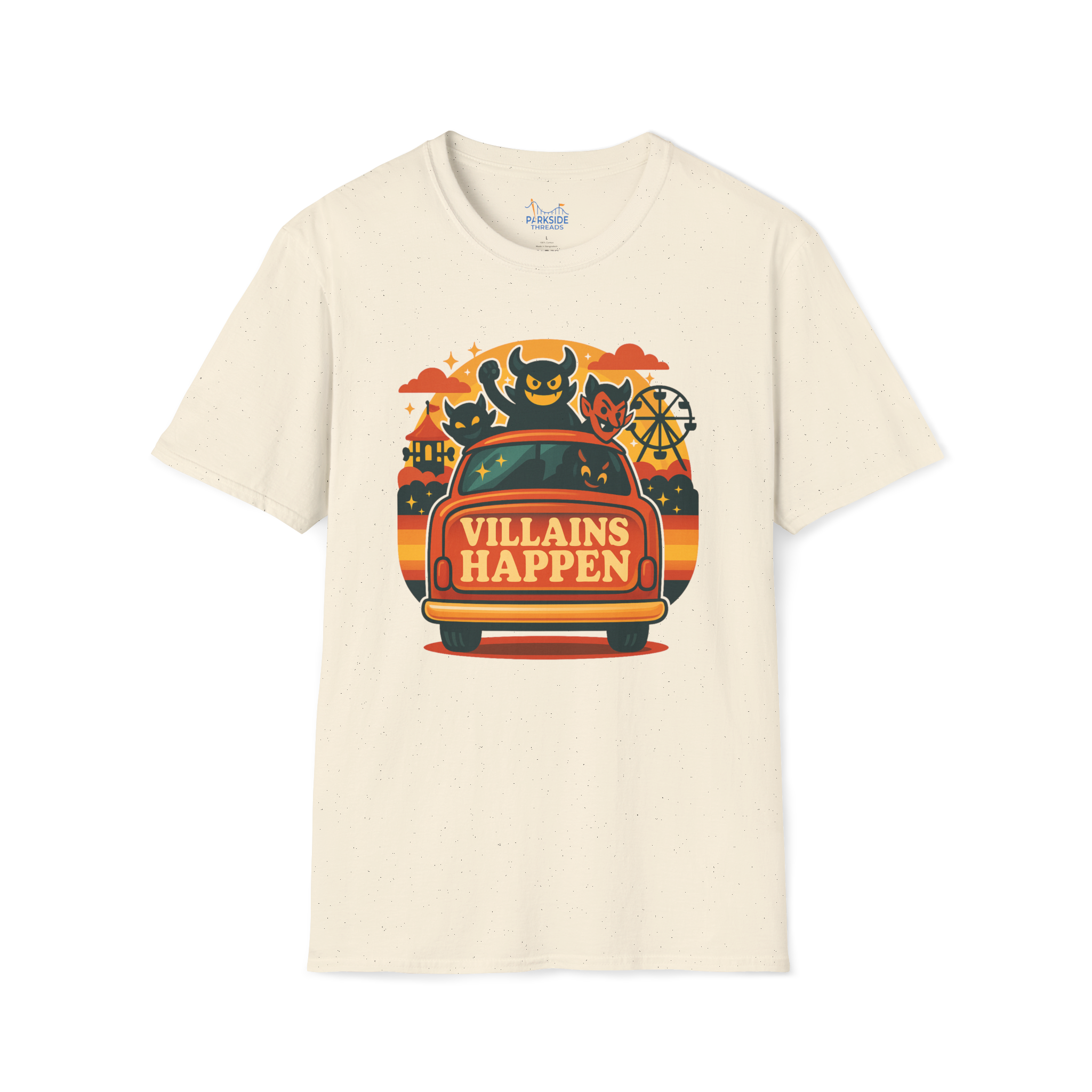 Villains Happen Park Dad Tee
