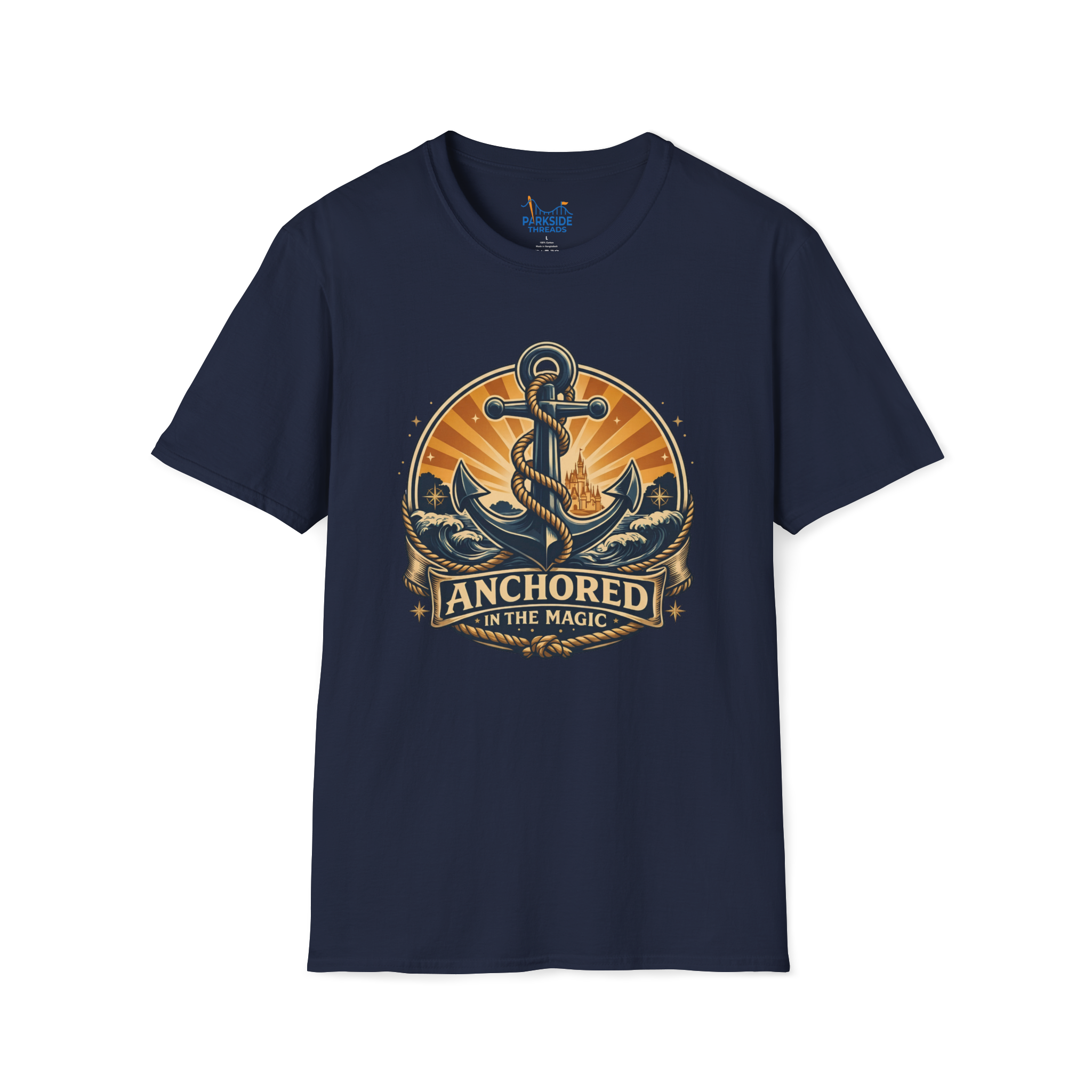 Anchored in the Magic Navy Shirt