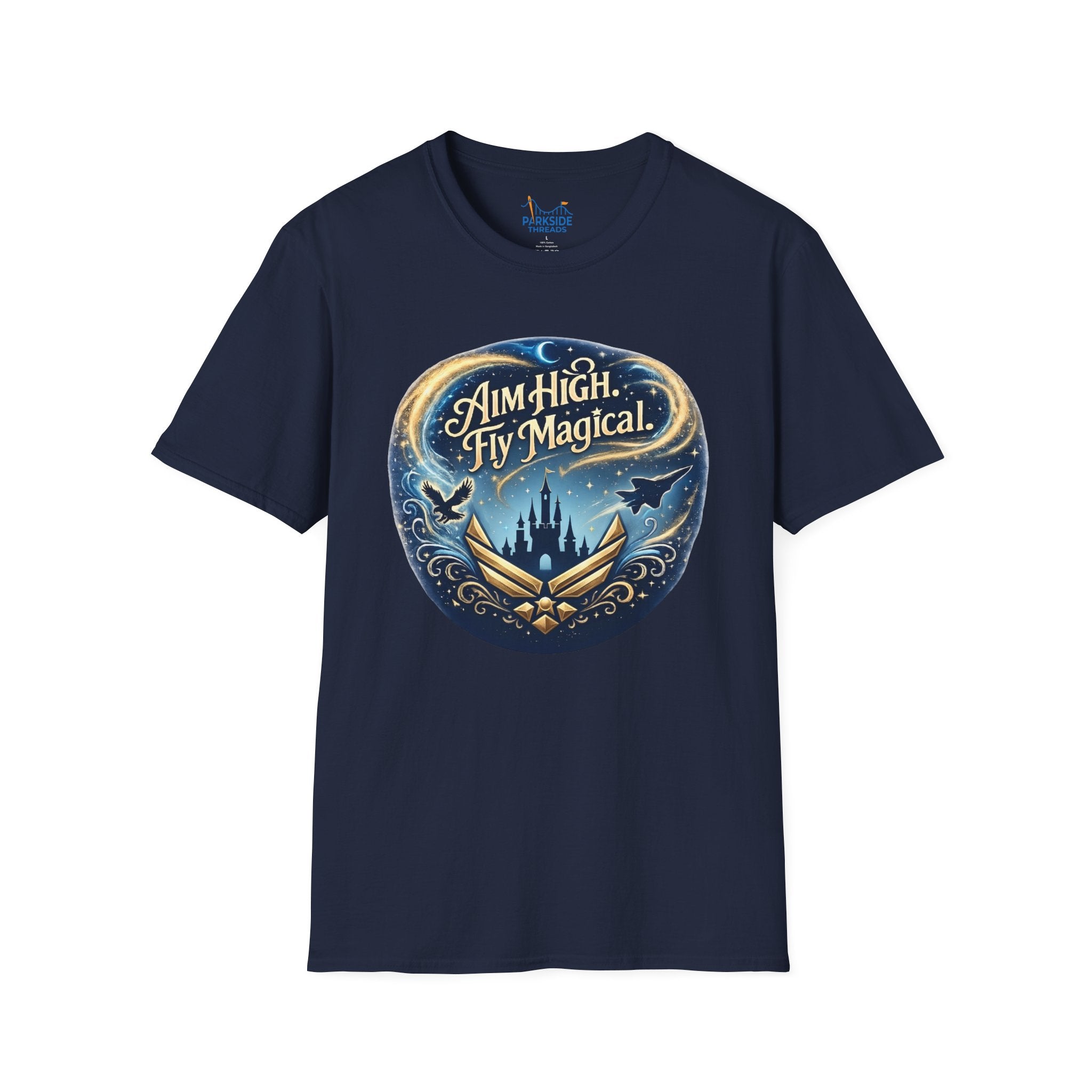 aim high, fly magical - tee shirt