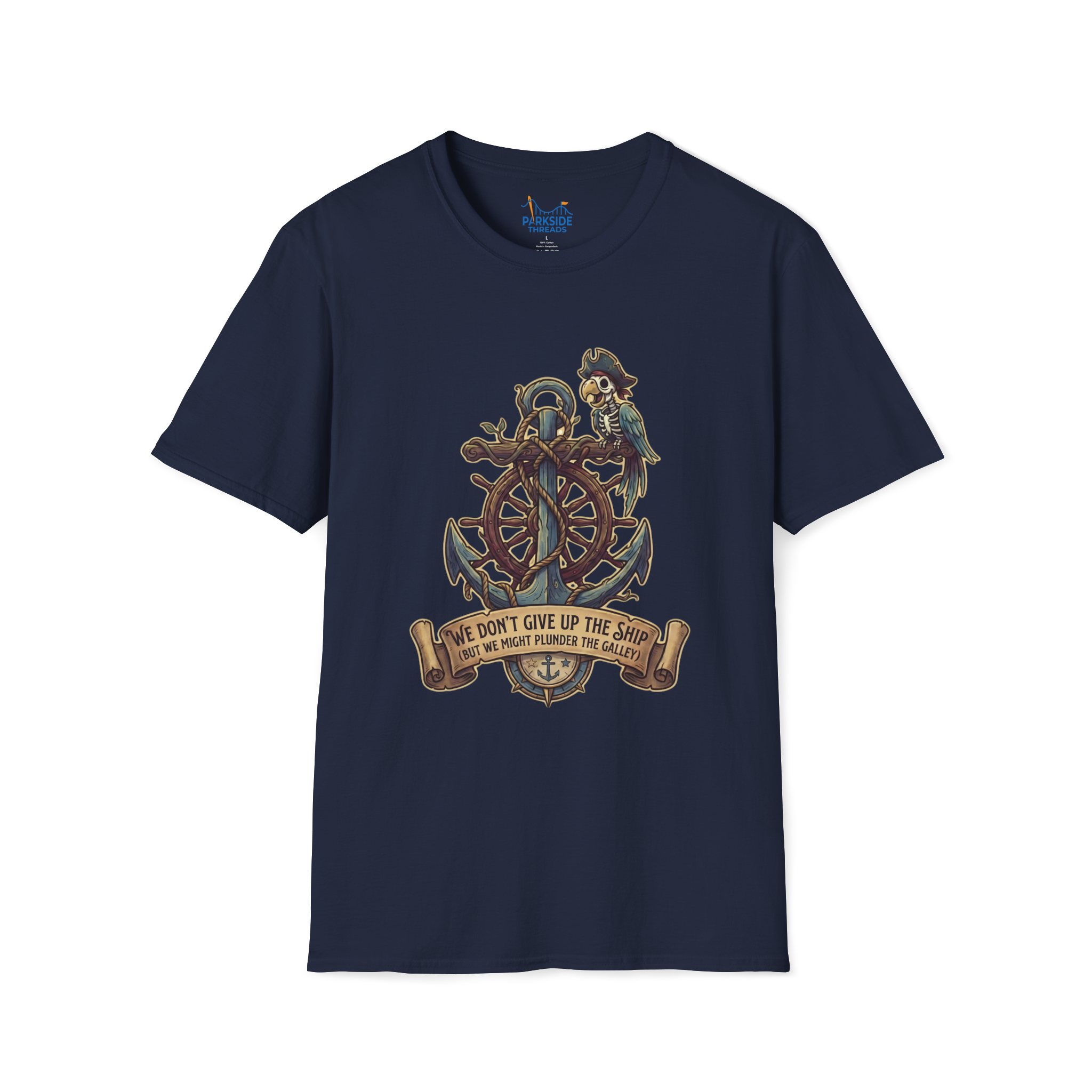 Navy Veteran Theme Park Shirt – Don’t Give Up the Ship