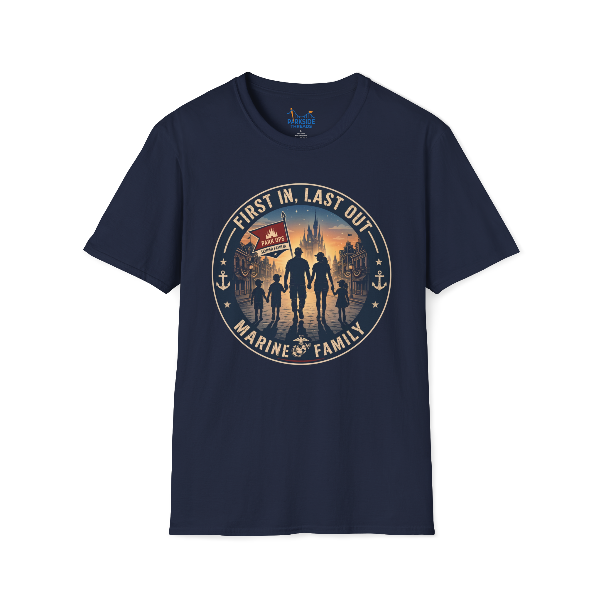 First In Last Out Marine Family Park Shirt
