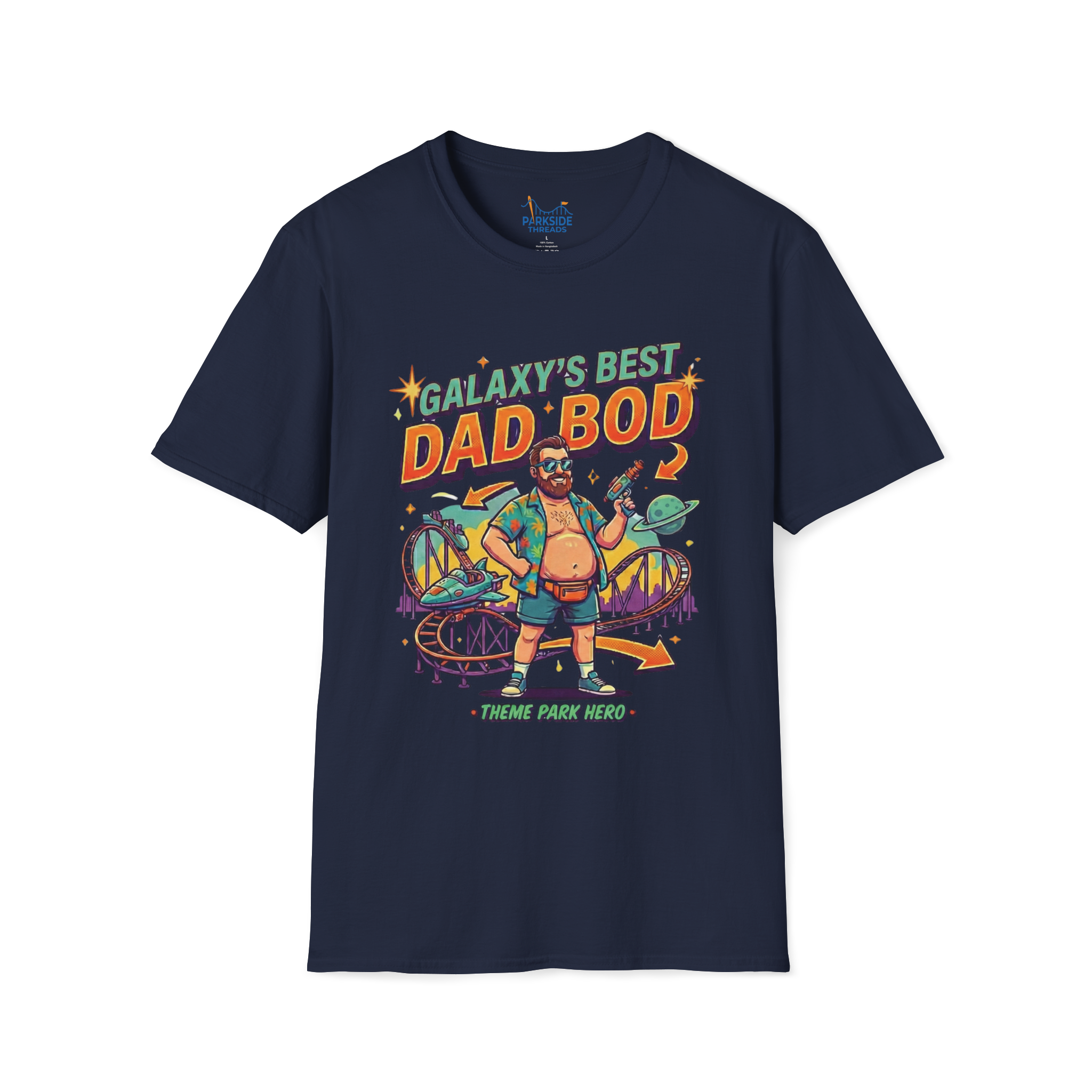 Galaxy’s Best Dad Bod | Theme Park Dad Shirt
