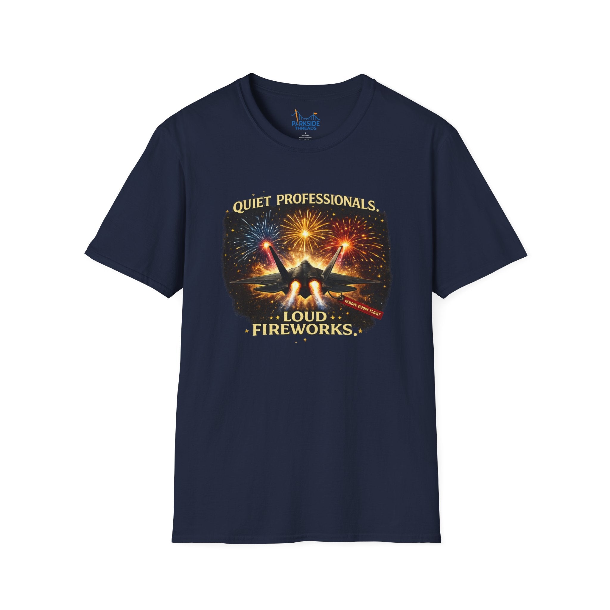 Quiet Professionals Loud Fireworks Air Force Theme Park Fireworks T-Shirt