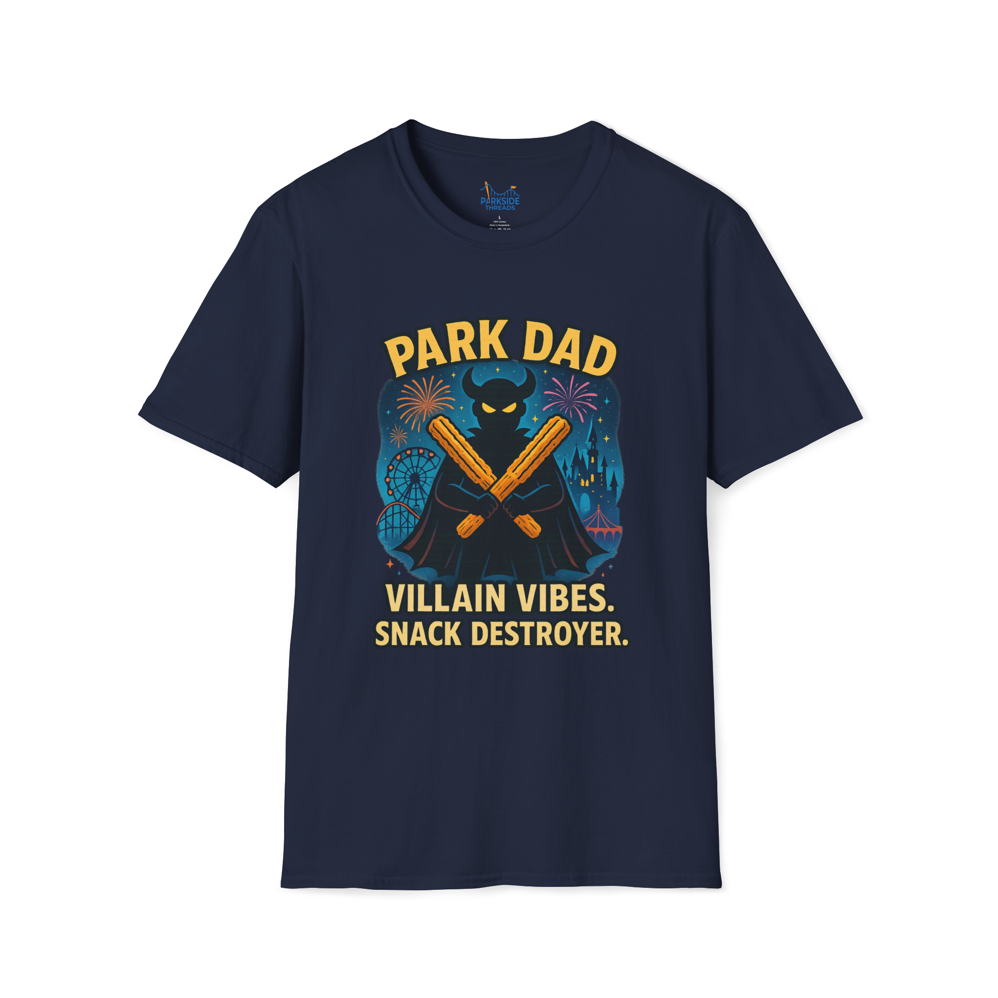 Park Dad Shirt – Villain Vibes. Snack Destroyer.