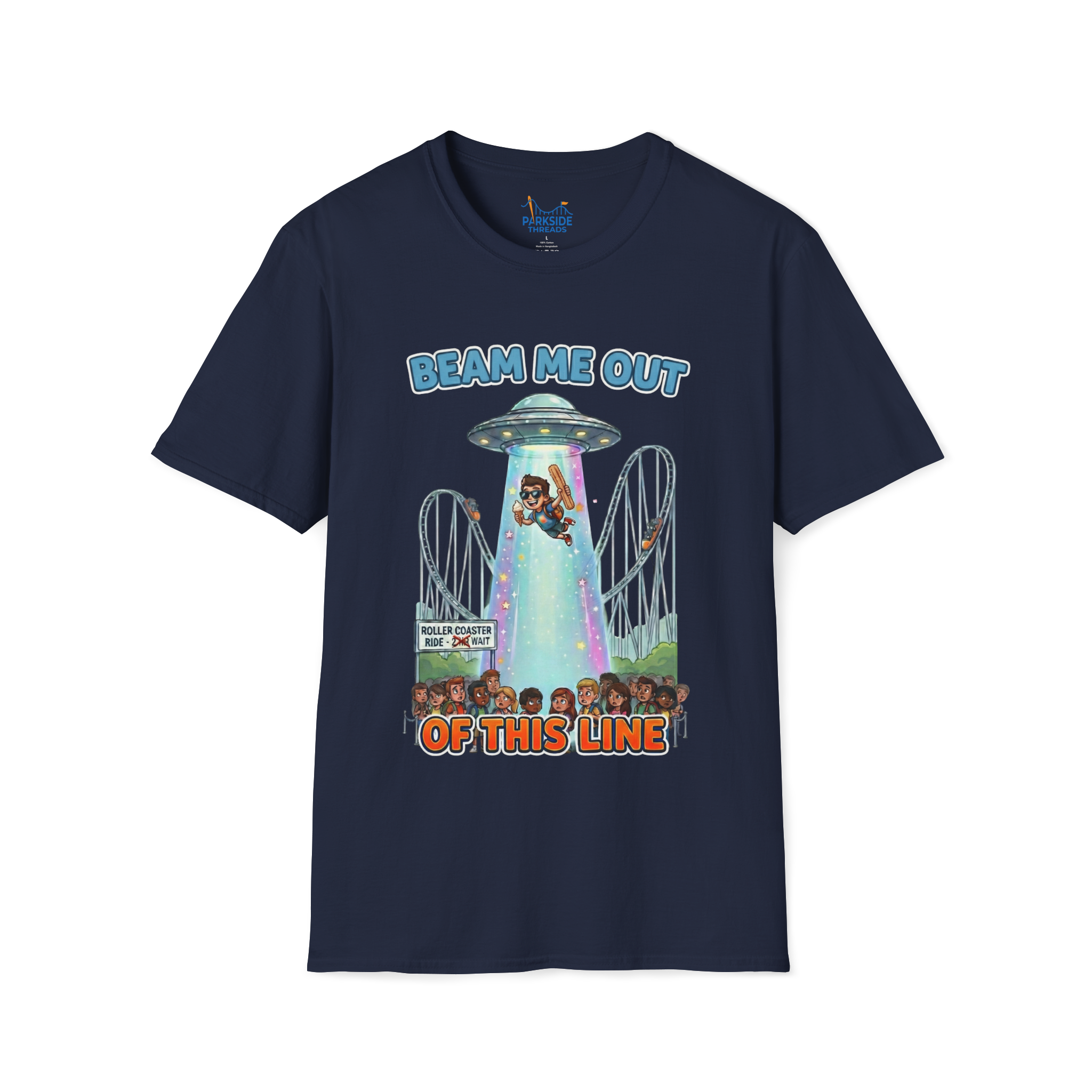 Beam Me Out of This Line Tee